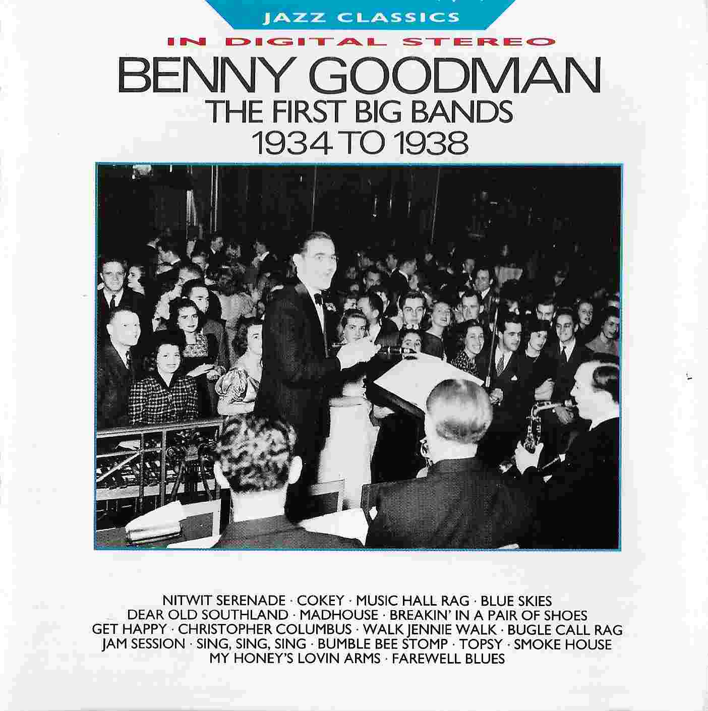 Picture of BBCCD759 Jazz classics - Benny Goodman 1934 - 1938 by artist Benny Goodman  from the BBC cds - Records and Tapes library