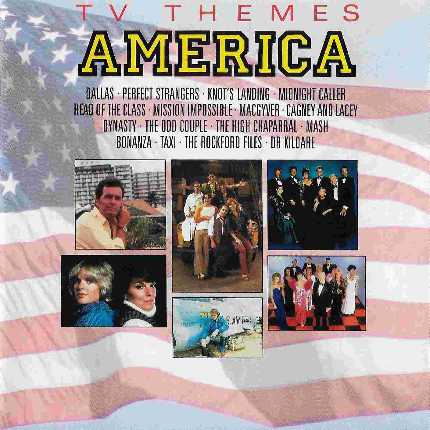 Picture of TV themes - America by artist Various from the BBC cds - Records and Tapes library