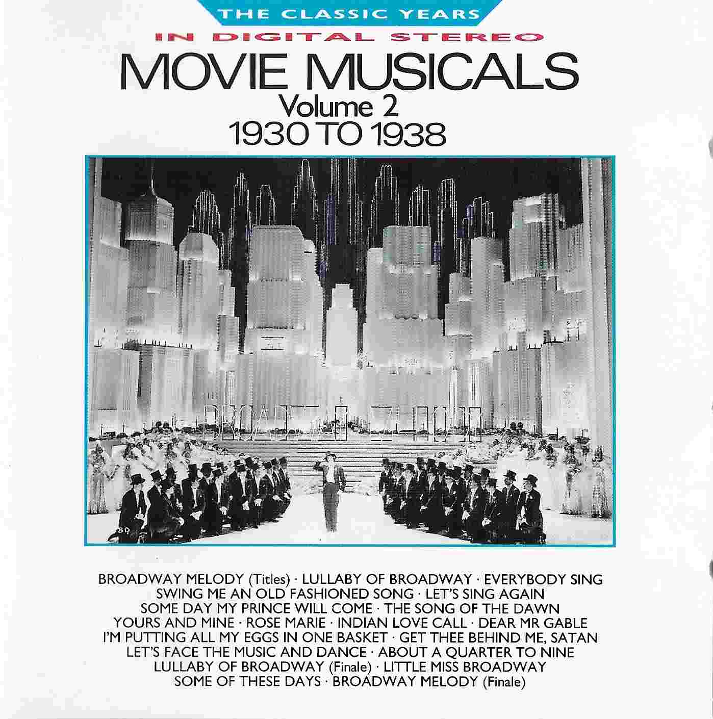Picture of Classic years - Movie musicals 1930 - 1938 by artist Various from the BBC cds - Records and Tapes library