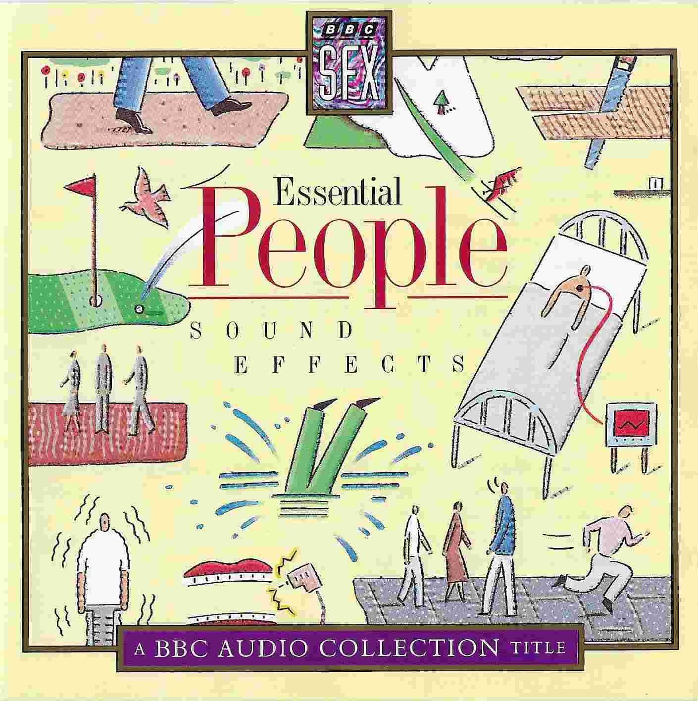 Picture of Essential people sound effects by artist Various from the BBC cds - Records and Tapes library