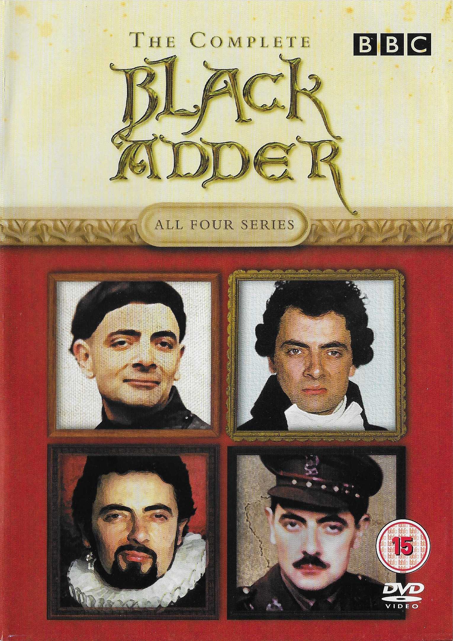 Picture of BBCDVD 1093 The complete Black Adder by artist Rowan Atkinson / Richard Curtis / Ben Elton from the BBC dvds - Records and Tapes library