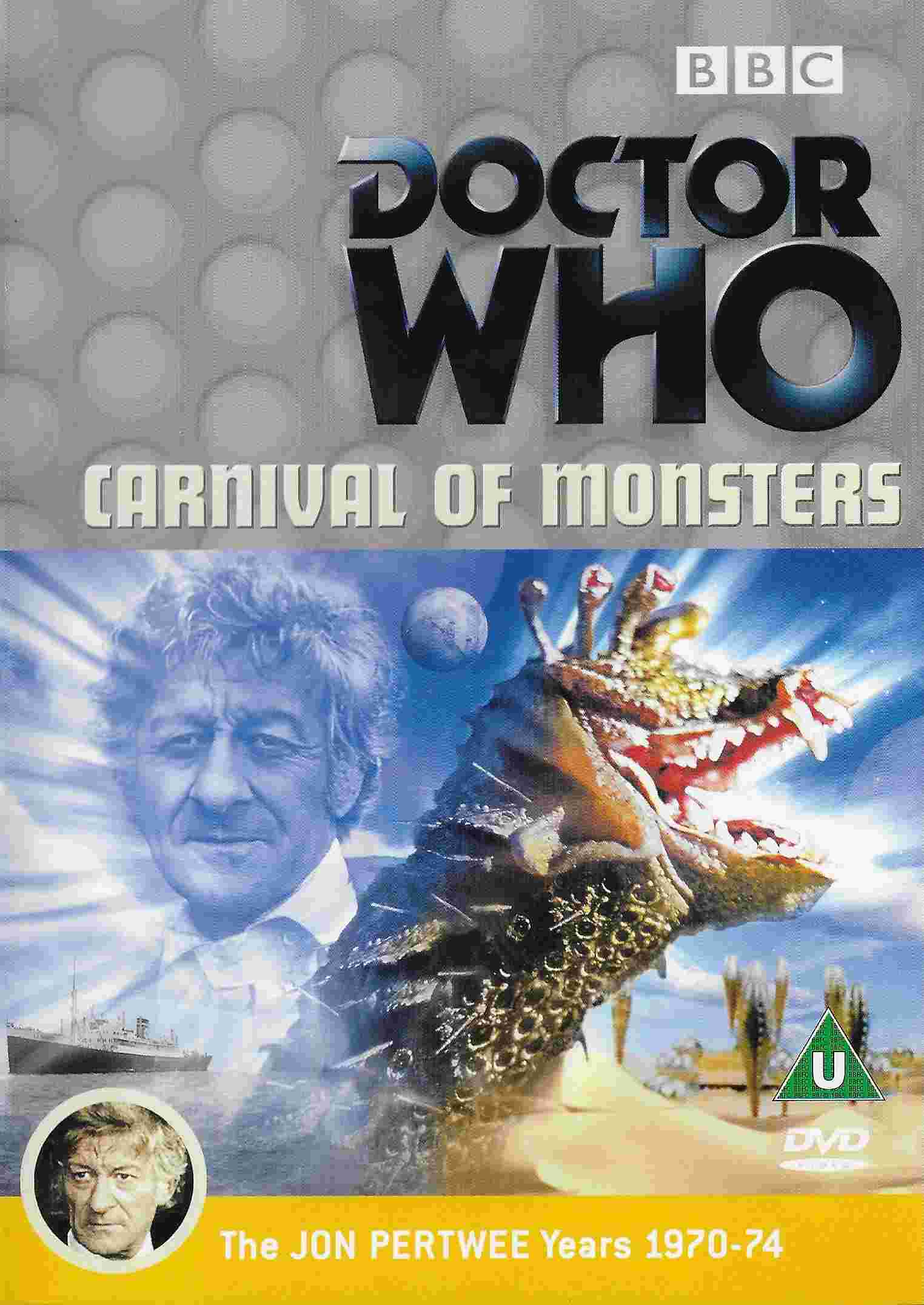 Picture of BBCDVD 1098 Doctor Who - Carnival of monsters by artist Robert Holmes from the BBC dvds - Records and Tapes library