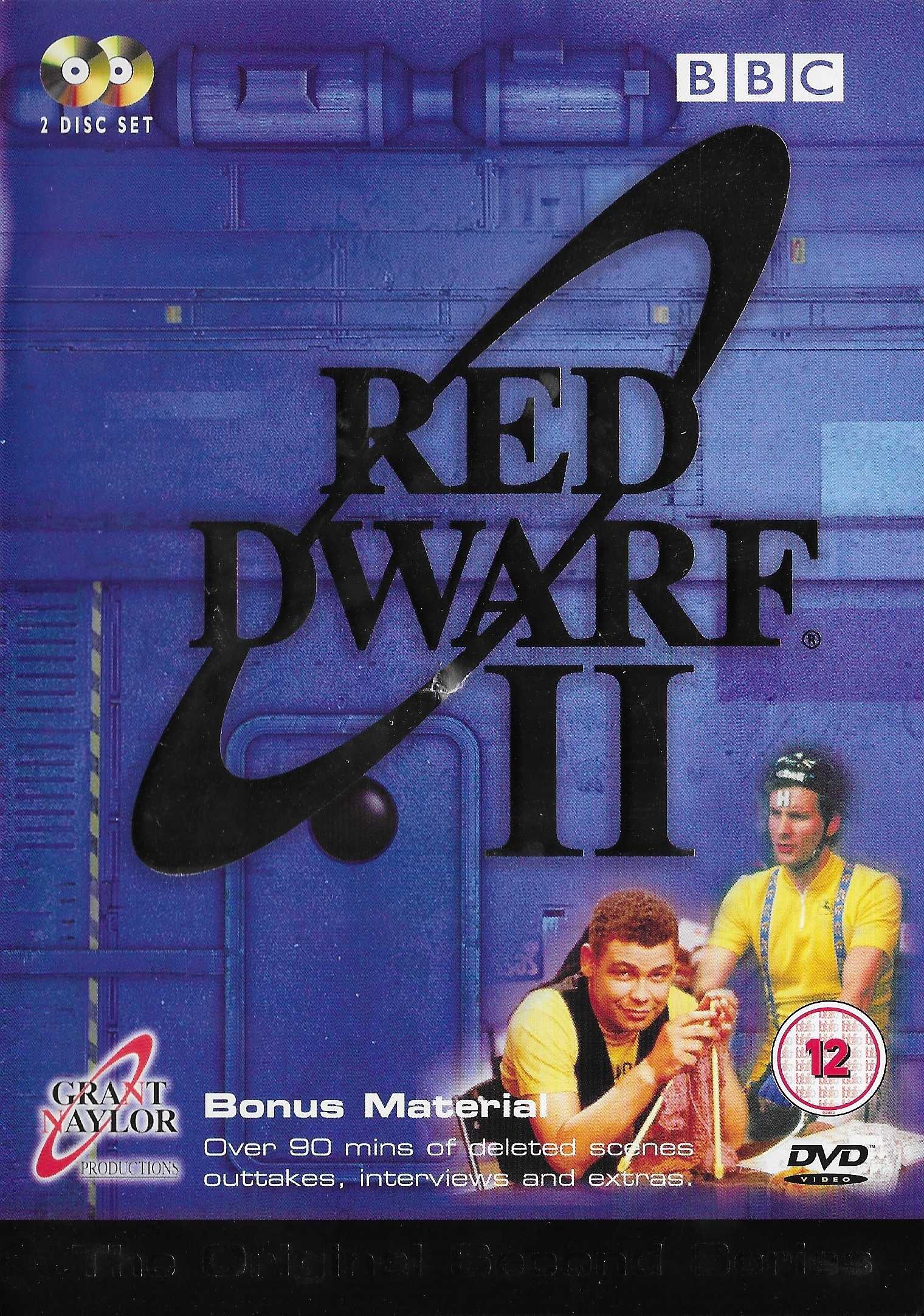 Picture of BBCDVD 1118 Red dwarf - Series II by artist Rob Grant / Doug Naylor from the BBC dvds - Records and Tapes library