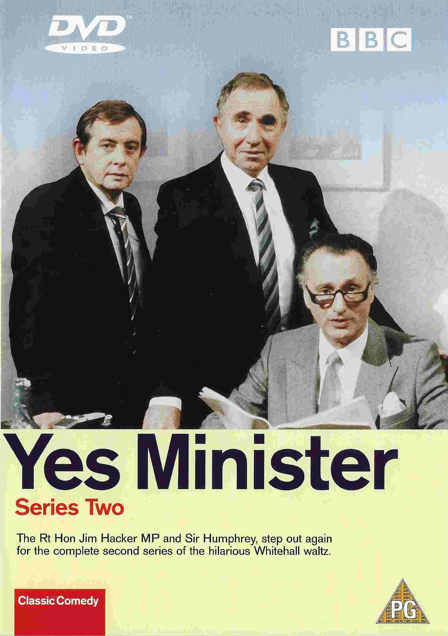 Picture of BBCDVD 1120 Yes Minister - Series Two by artist Antony Jay / Jonathan Lynn from the BBC records and Tapes library