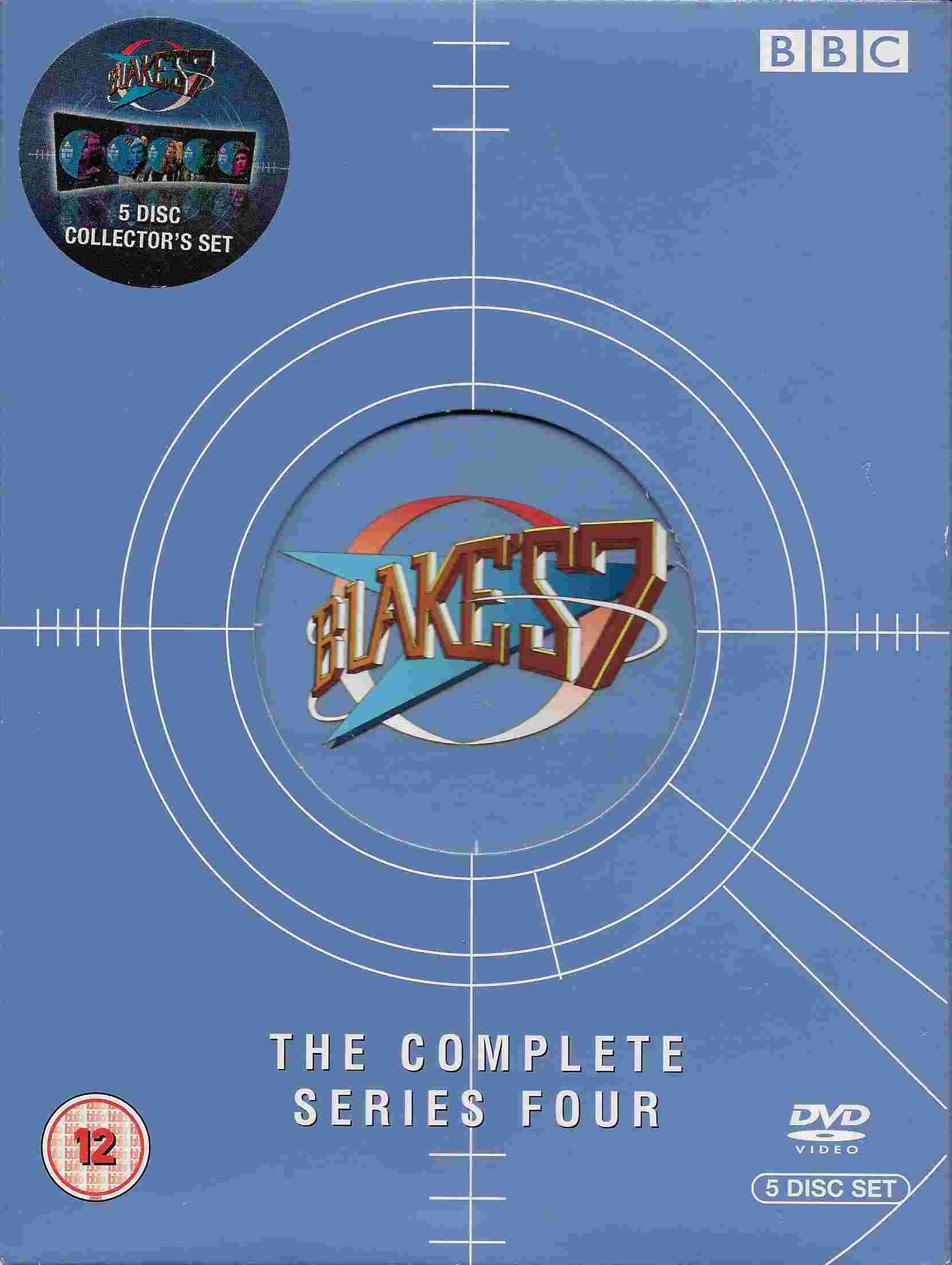 Picture of BBCDVD 1186 Blake's 7 - Series 4 by artist Chris Boucher / Ben Steed / Robert Holmes / James Follett / Allan Prior / Roger Parkes / Rod Beacham / Bill Lyons / Tanith Lee / Colin Davis / Simon Masters from the BBC dvds - Records and Tapes library