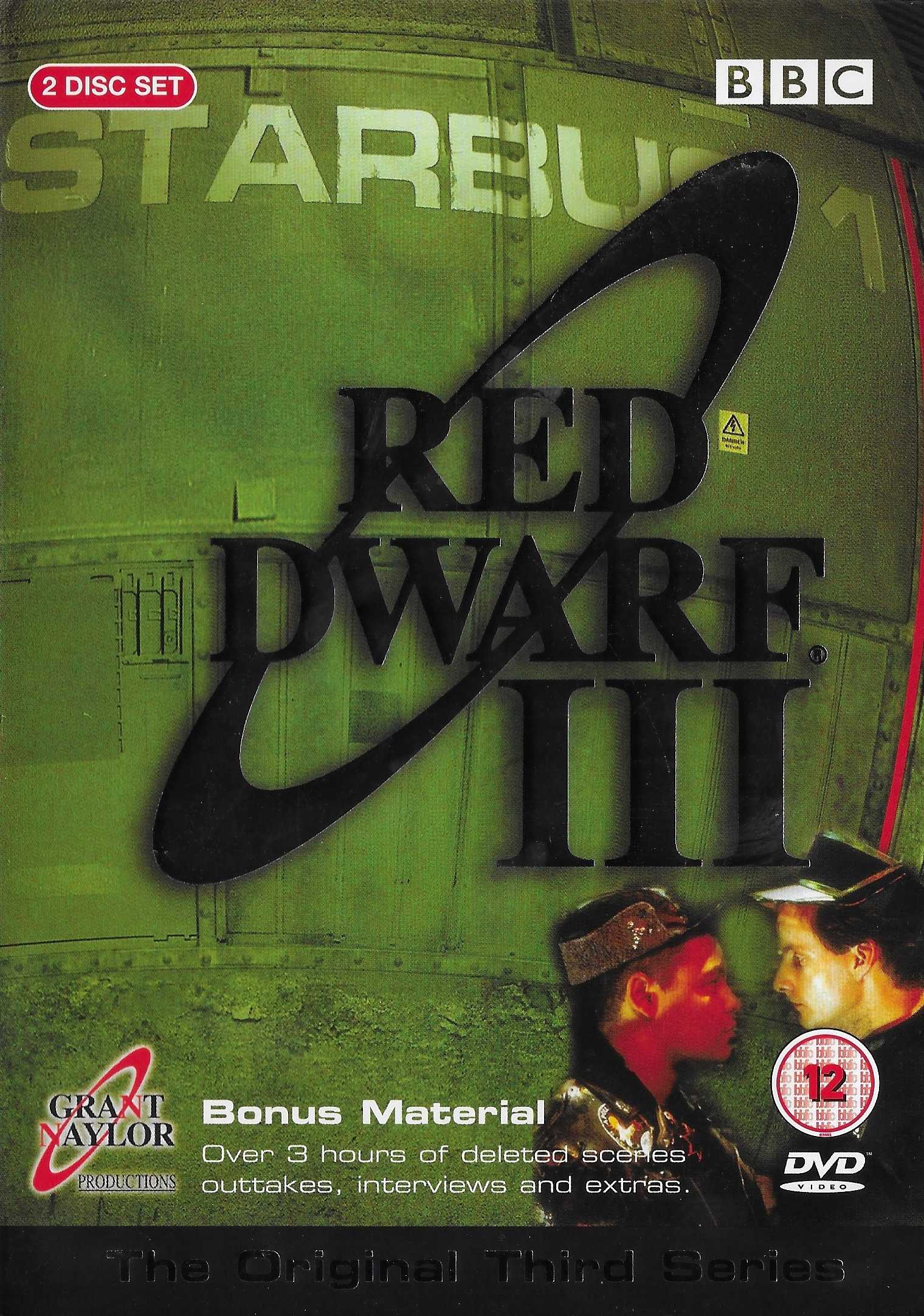 Picture of BBCDVD 1215 Red dwarf - Series III by artist Rob Grant / Doug Naylor from the BBC dvds - Records and Tapes library