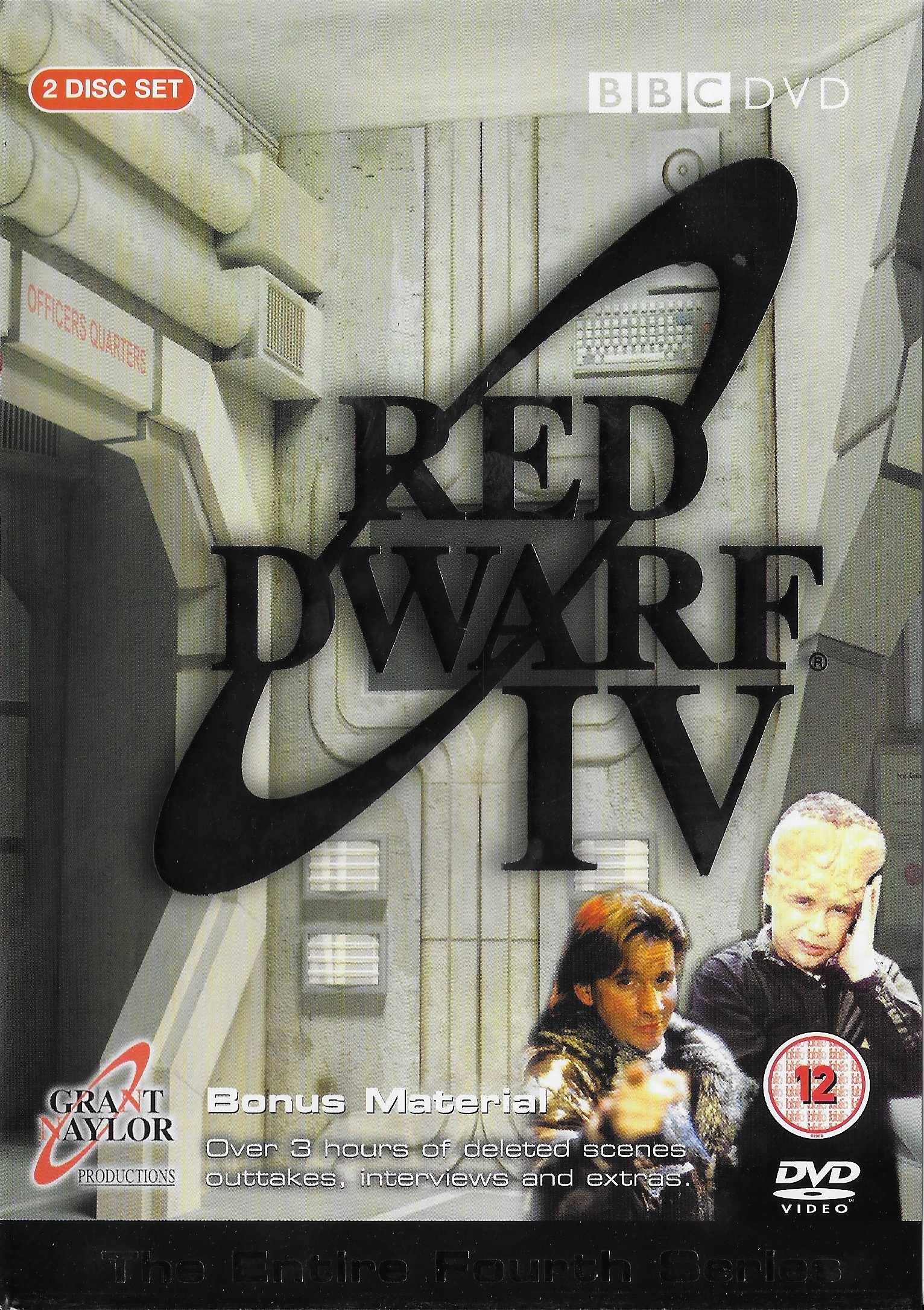 Picture of BBCDVD 1307 Red dwarf - Series IV by artist Rob Grant / Doug Naylor from the BBC records and Tapes library