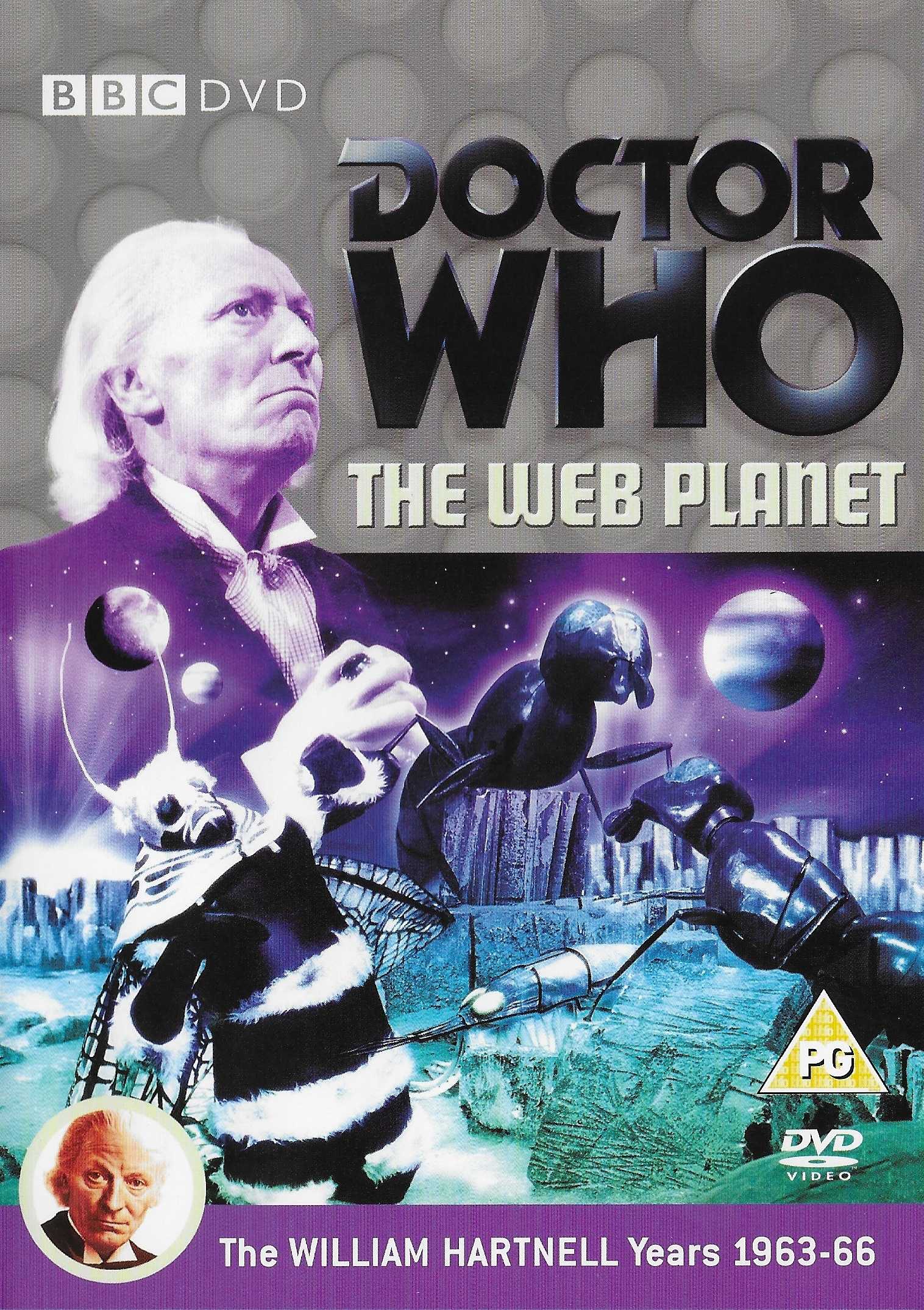 Picture of BBCDVD 1355 Doctor Who - The web planet by artist Bill Strutton from the BBC dvds - Records and Tapes library