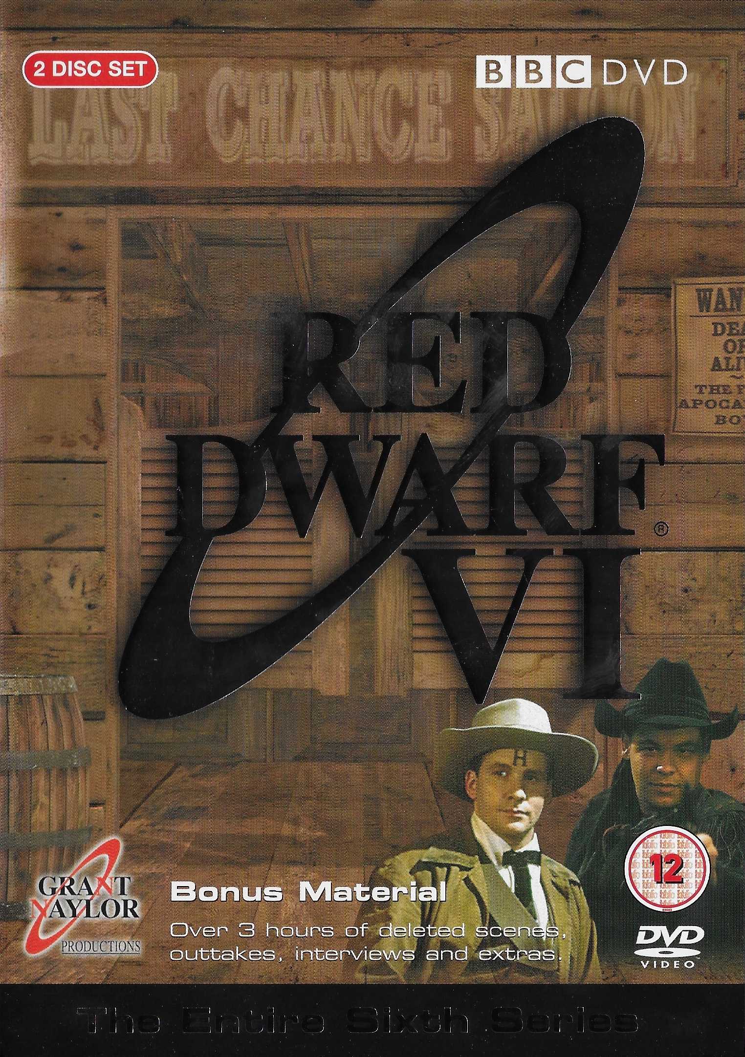 Picture of BBCDVD 1372 Red dwarf - Series VI by artist Rob Grant / Doug Naylor from the BBC dvds - Records and Tapes library
