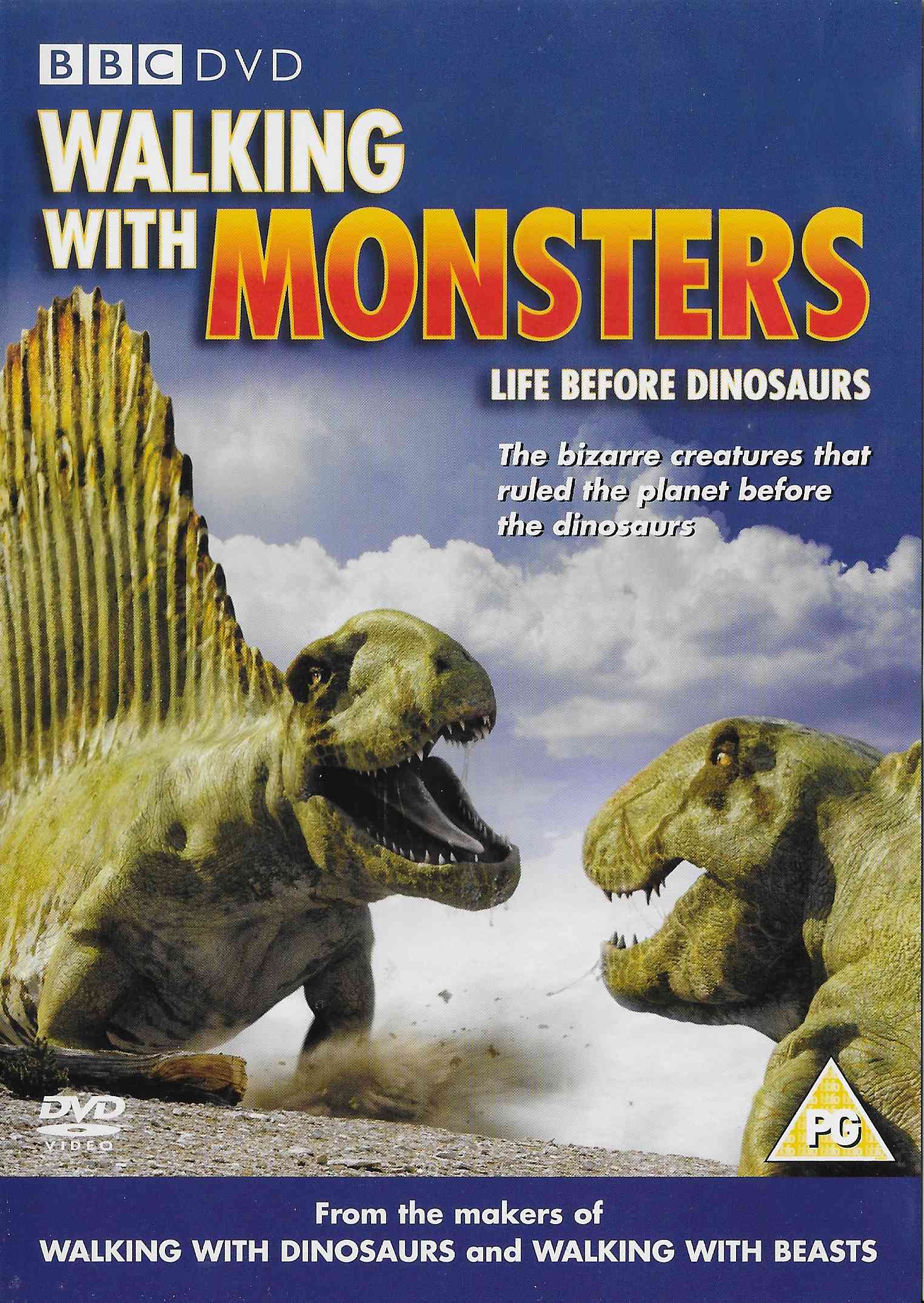 Picture of BBCDVD 1750 Walking with monsters by artist Unknown from the BBC records and Tapes library