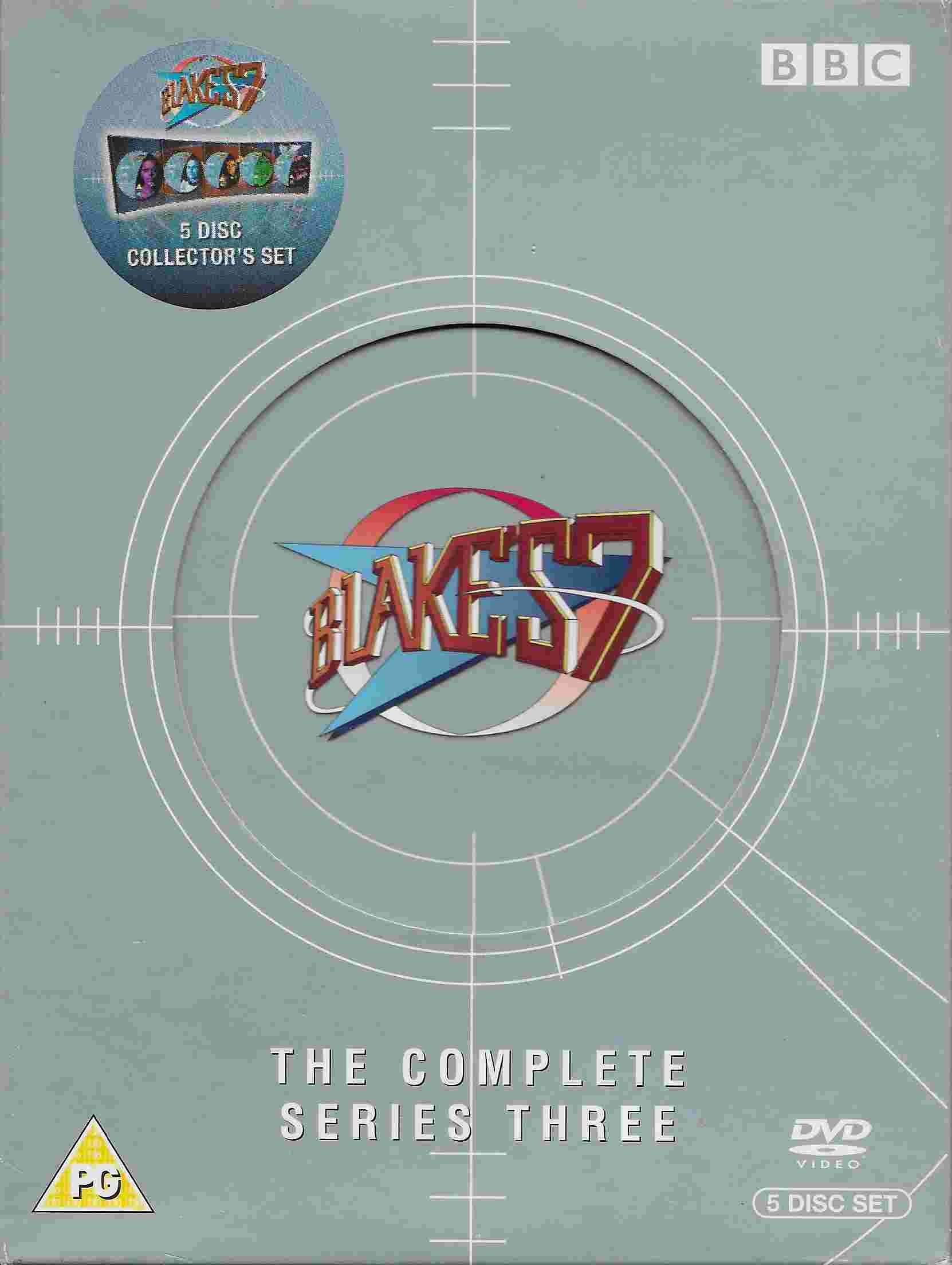 Picture of BBCDVD 1789 Blake's 7 - Series 3 by artist Terry Nation / Allan Prior / James Follett / Ben Steed / Chris Boucher / Roger Parkes / Tanith Lee / Trevor Hoyle from the BBC dvds - Records and Tapes library