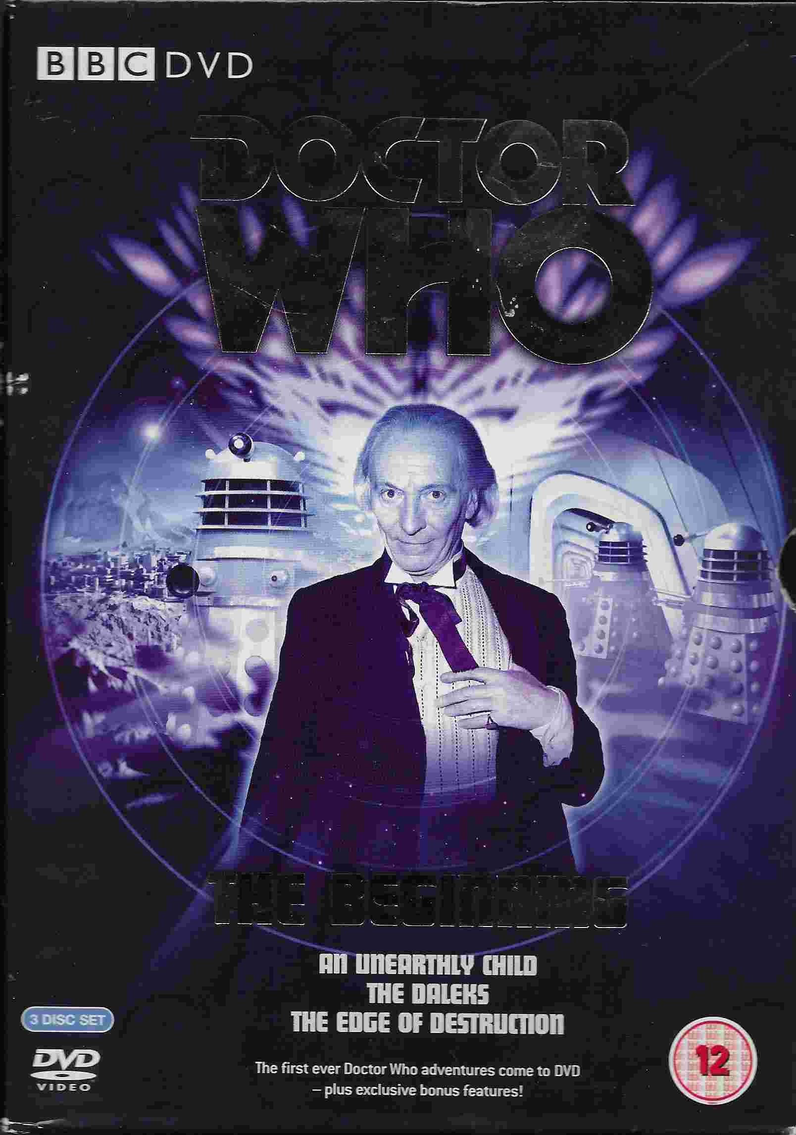 Picture of BBCDVD 1882 Doctor Who - The beginning by artist Anthony Coburn / Terry Nation / David Whitaker from the BBC records and Tapes library
