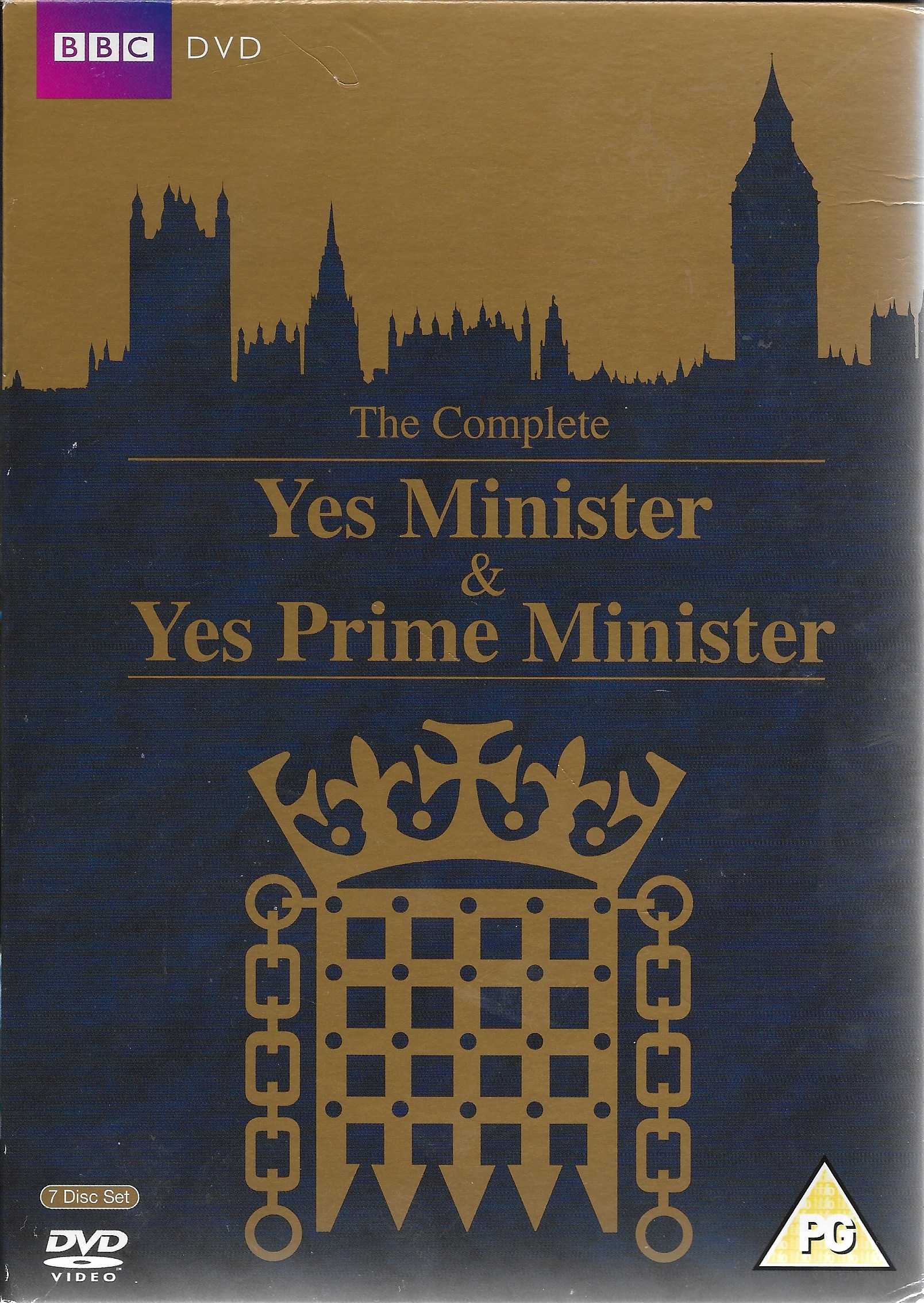 Picture of BBCDVD 2113 The complete Yes Minister & Yes, Prime Minister by artist Antony Jay / Jonathan Lynn from the BBC dvds - Records and Tapes library
