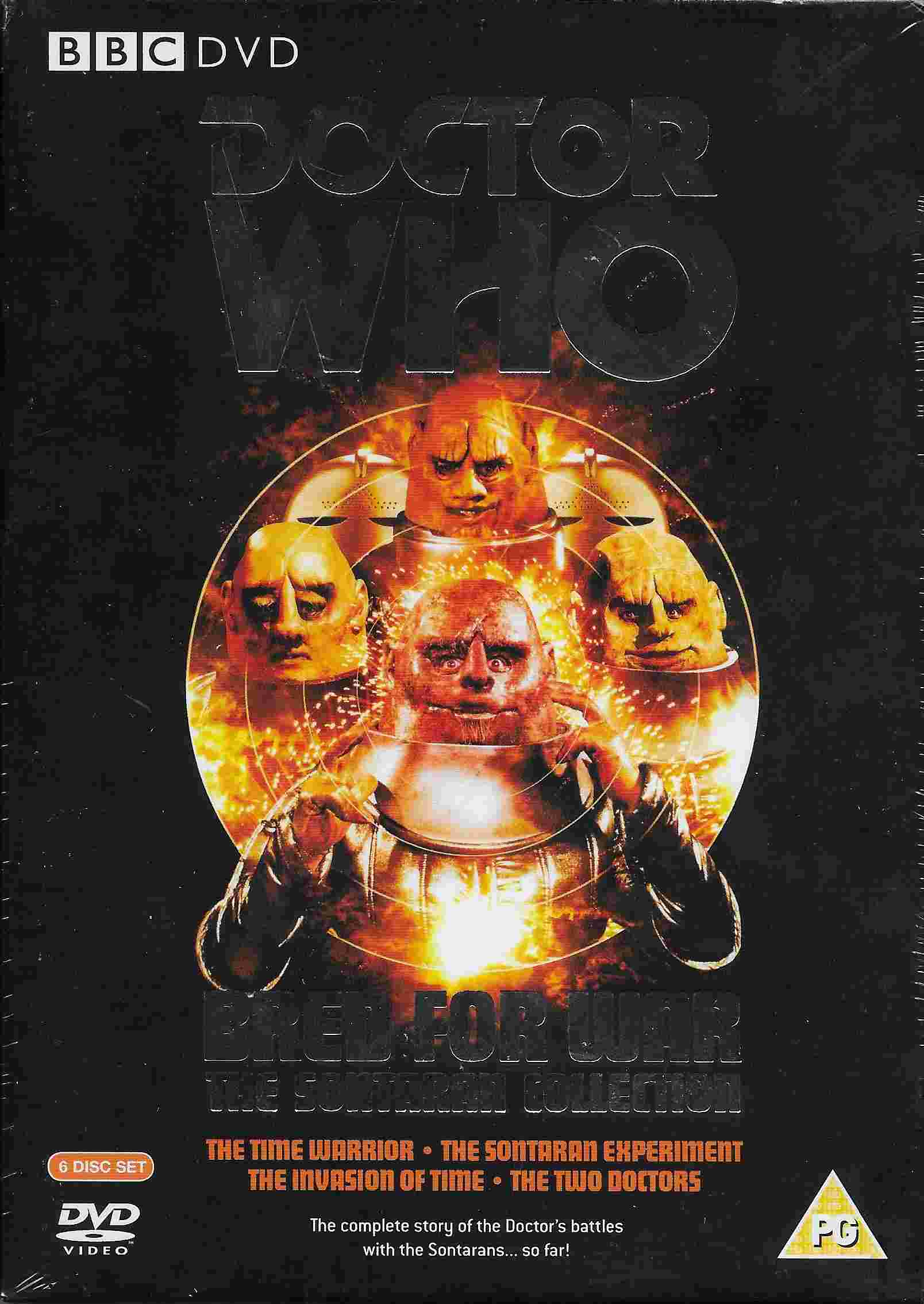 Picture of BBCDVD 2617 Doctor Who - Bred for war the Sontaran collection (Boxed set) by artist Various from the BBC dvds - Records and Tapes library