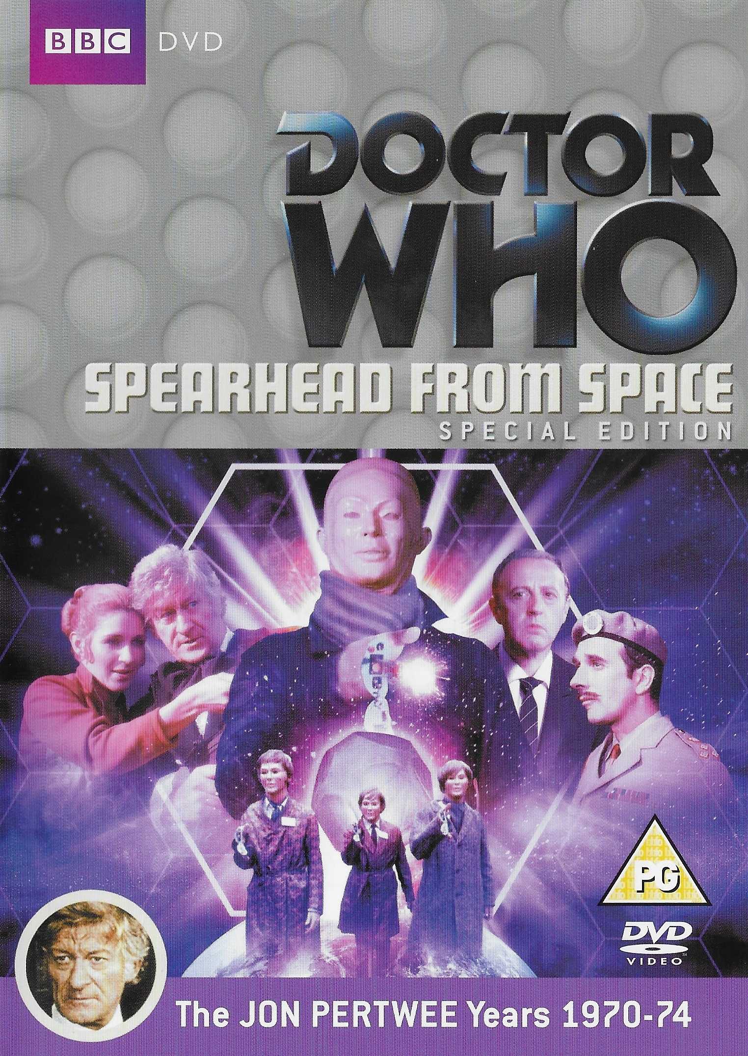 Picture of BBCDVD 3135A Doctor Who - Spearhead from space by artist Robert Holmes from the BBC dvds - Records and Tapes library