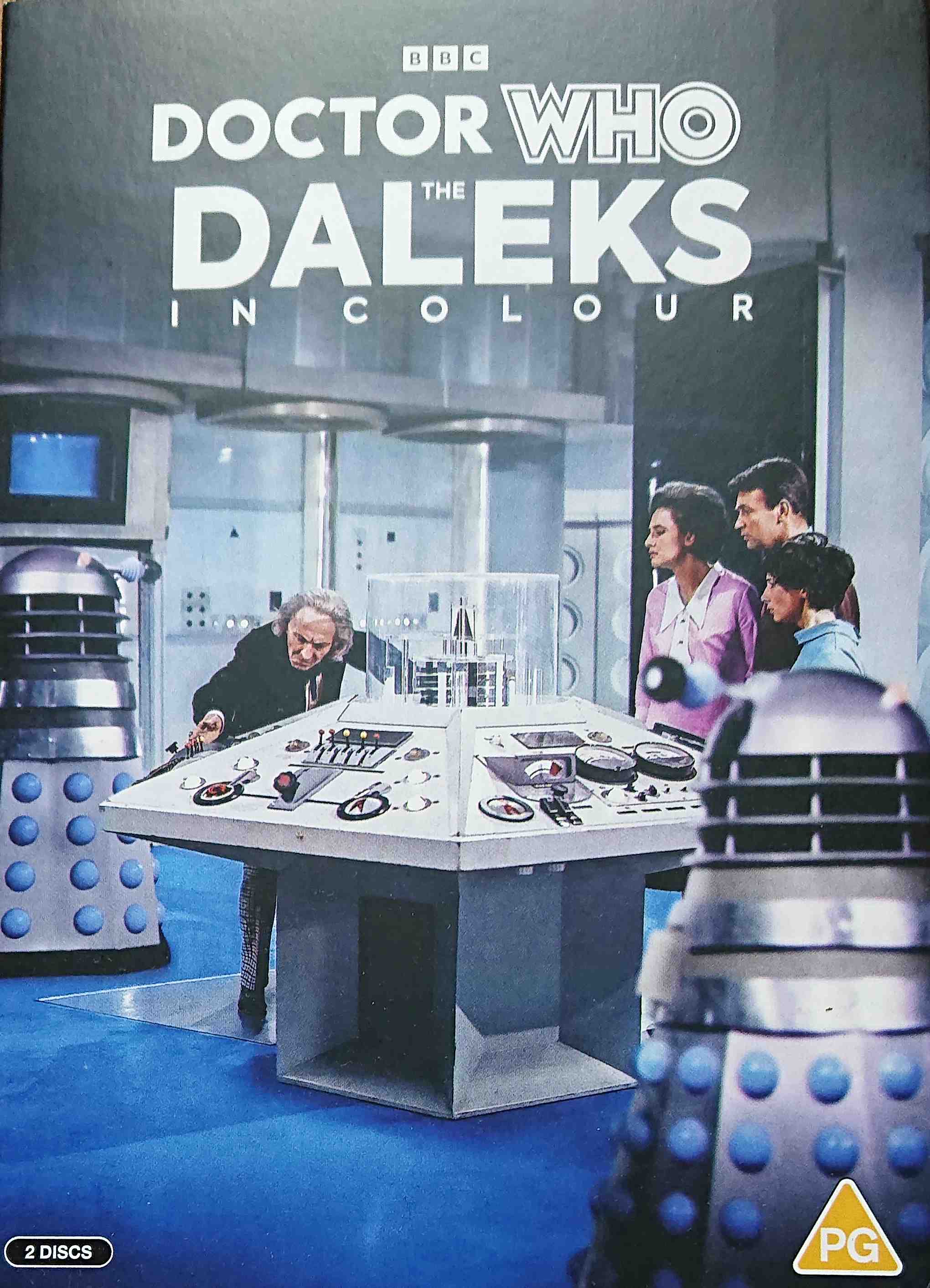 Picture of Doctor Who - The Daleks - In colour by artist Terry Nation from the BBC dvds - Records and Tapes library