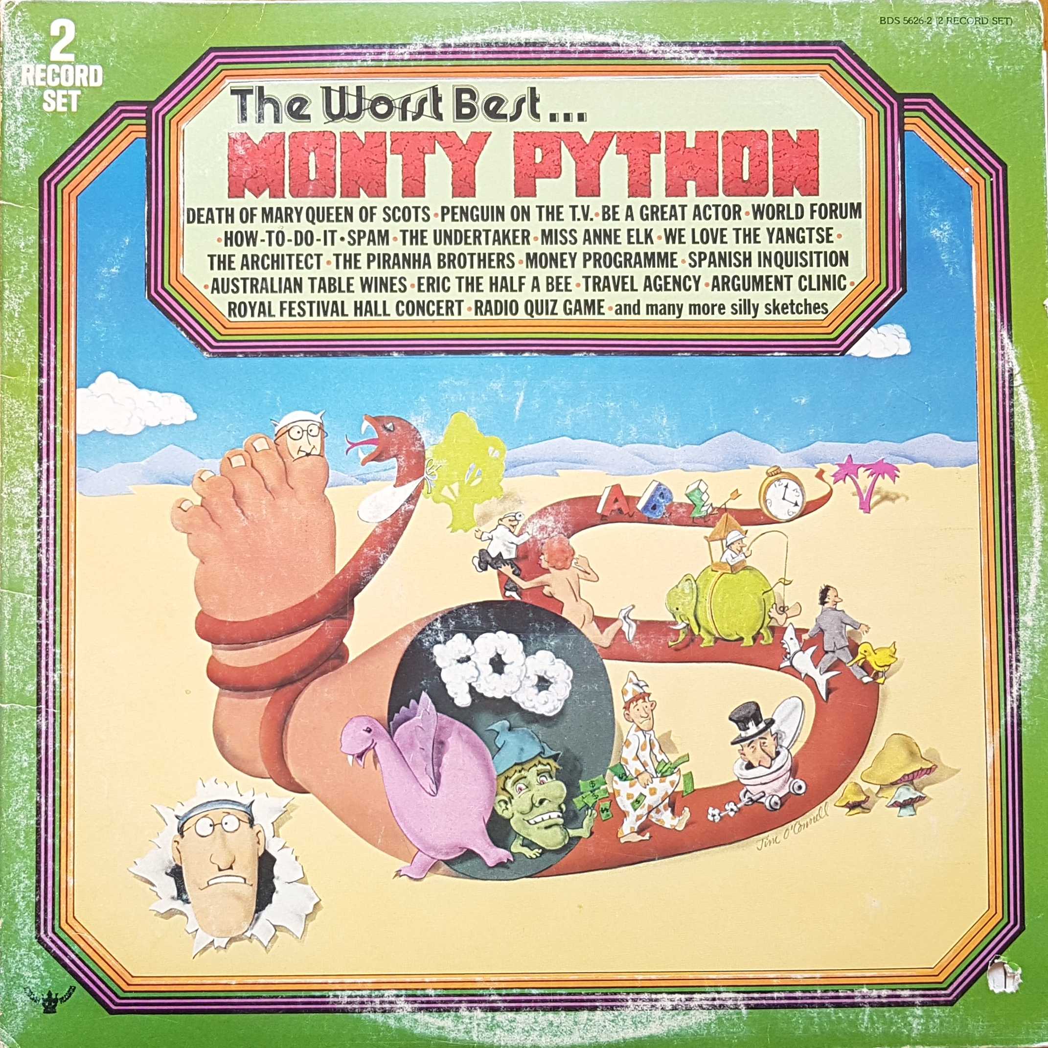 Picture of BDS 5656-2 The (worst) best of Monty Python by artist Monty Python from the BBC records and Tapes library