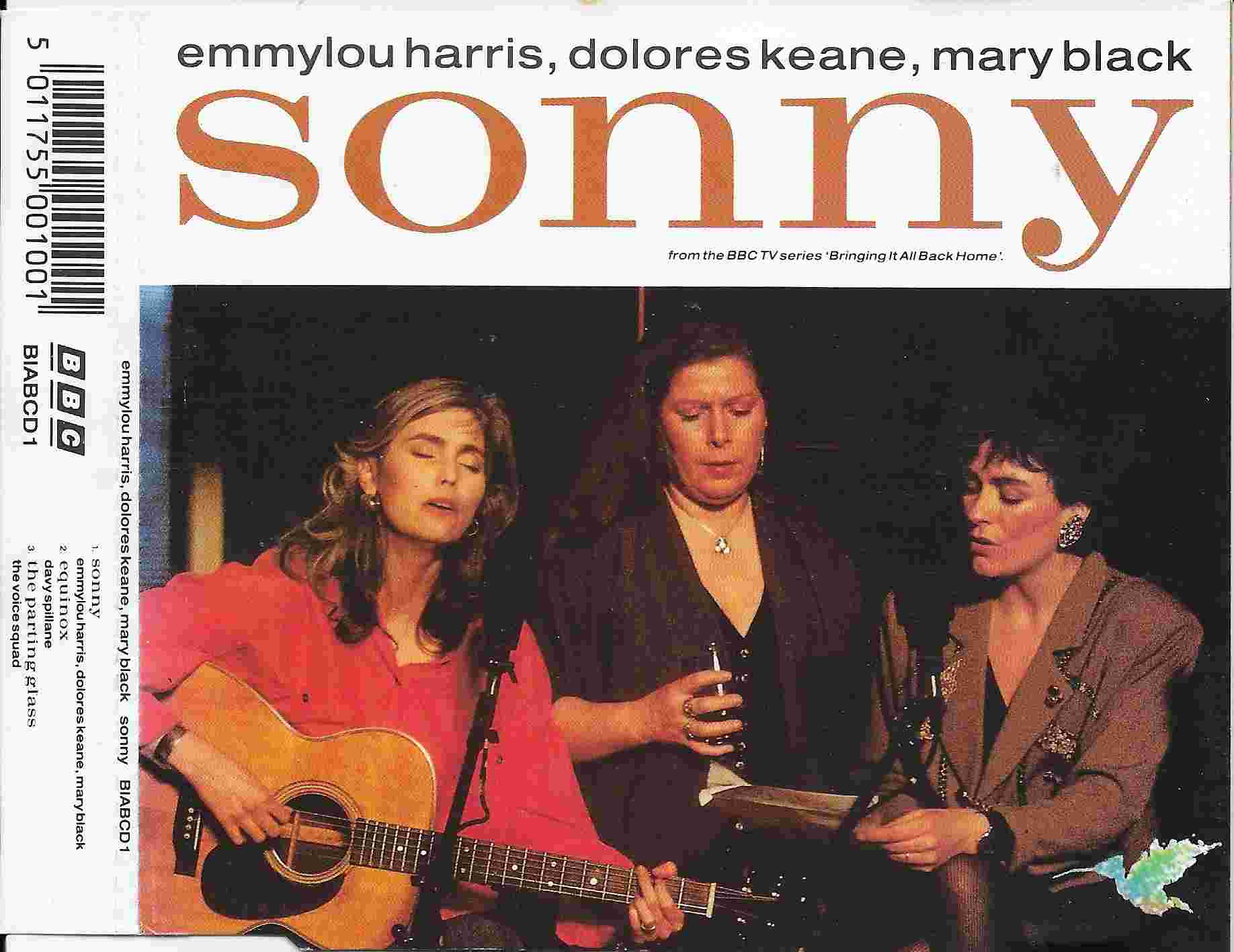 Picture of Sonny by artist Emmylou Harris / Dolores Keane / Mary Black from the BBC cdsingles - Records and Tapes library