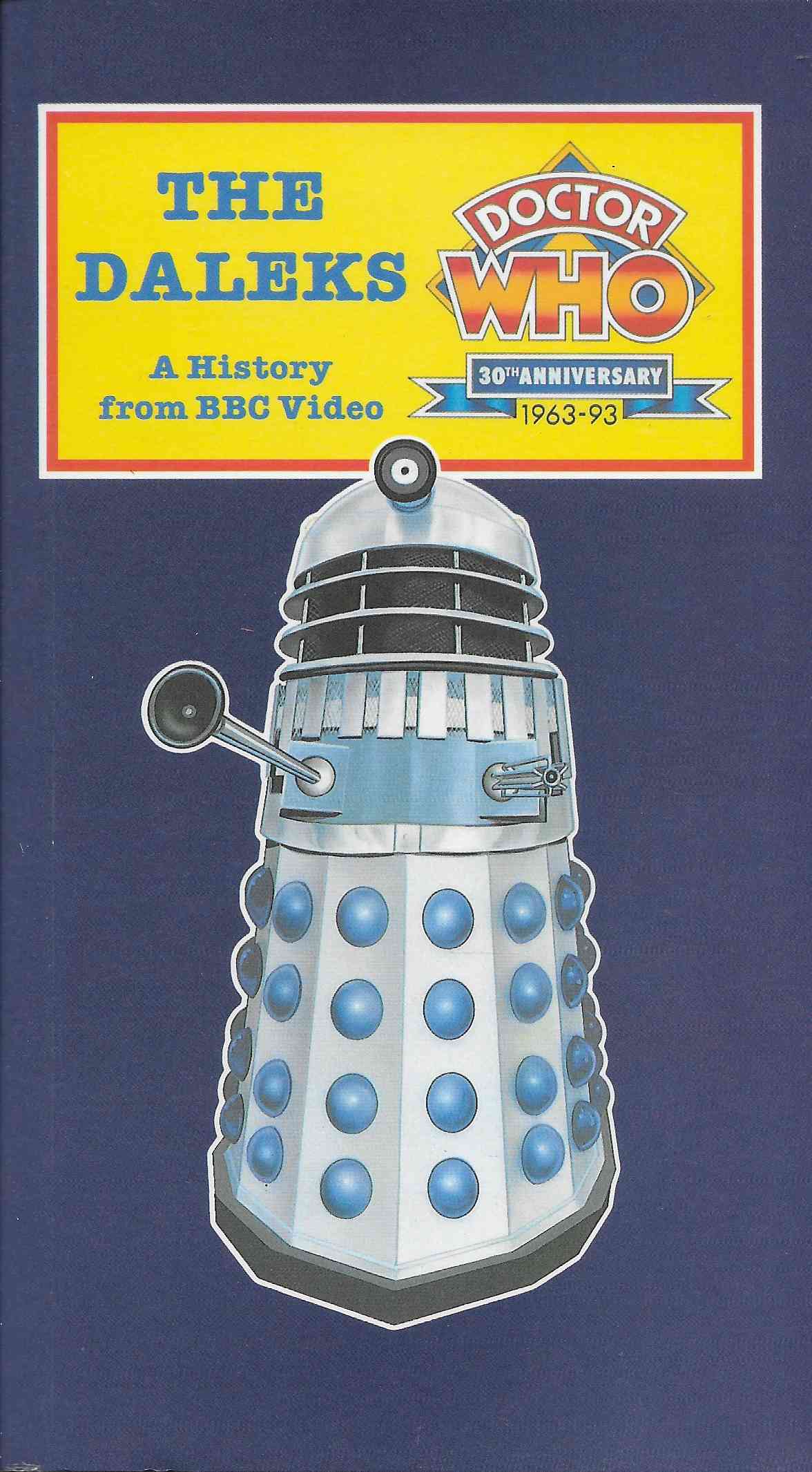 Picture of Books-BBCV-Daleks The Daleks - A history from BBC Video by artist Andrew Pixley / Michael McManus from the BBC books - Records and Tapes library
