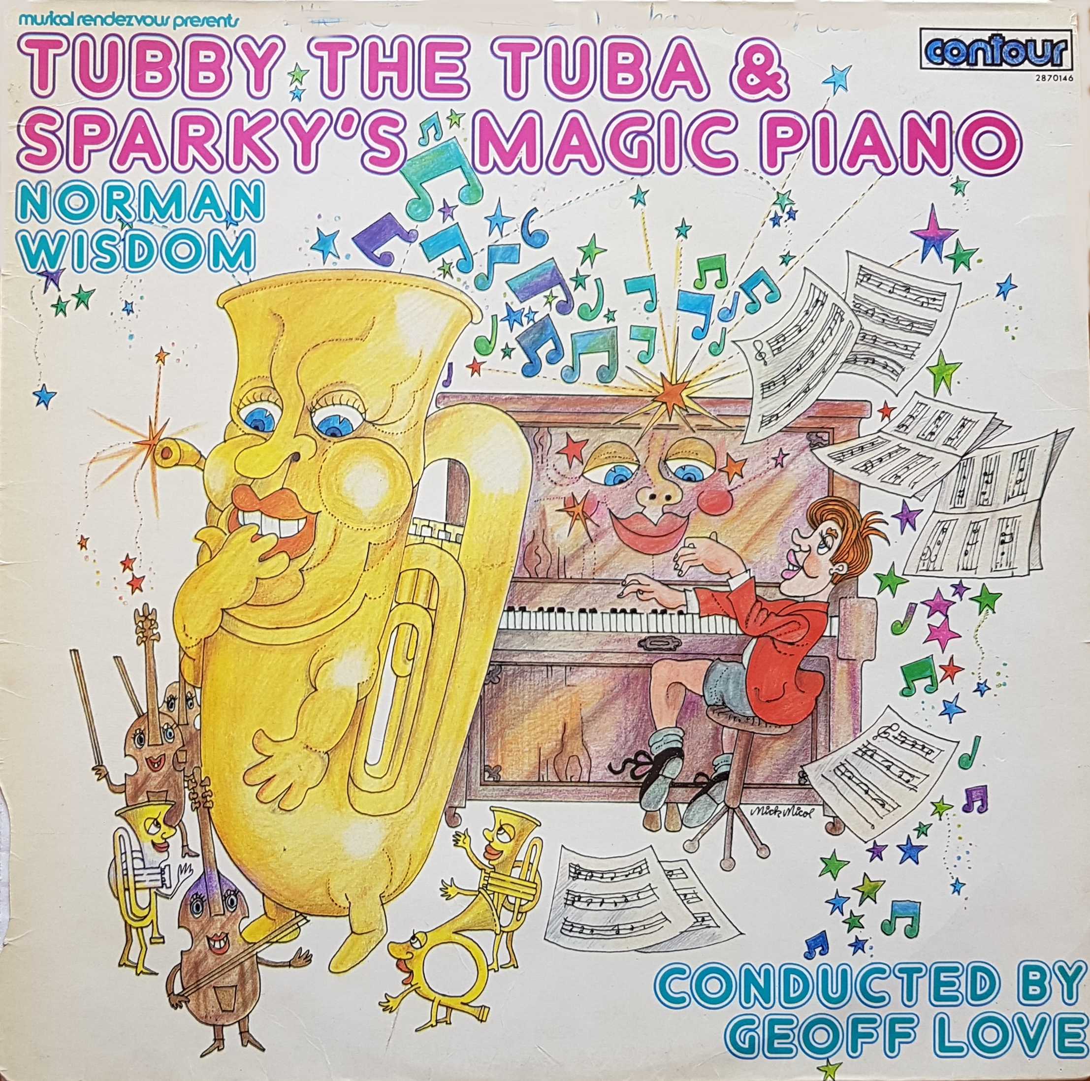 Picture of C 2870146 Tubby the tuba & Sparky's magic piano by artist Kleinsinger-Tripp / Alan Livingston from ITV, Channel 4 and Channel 5 albums library
