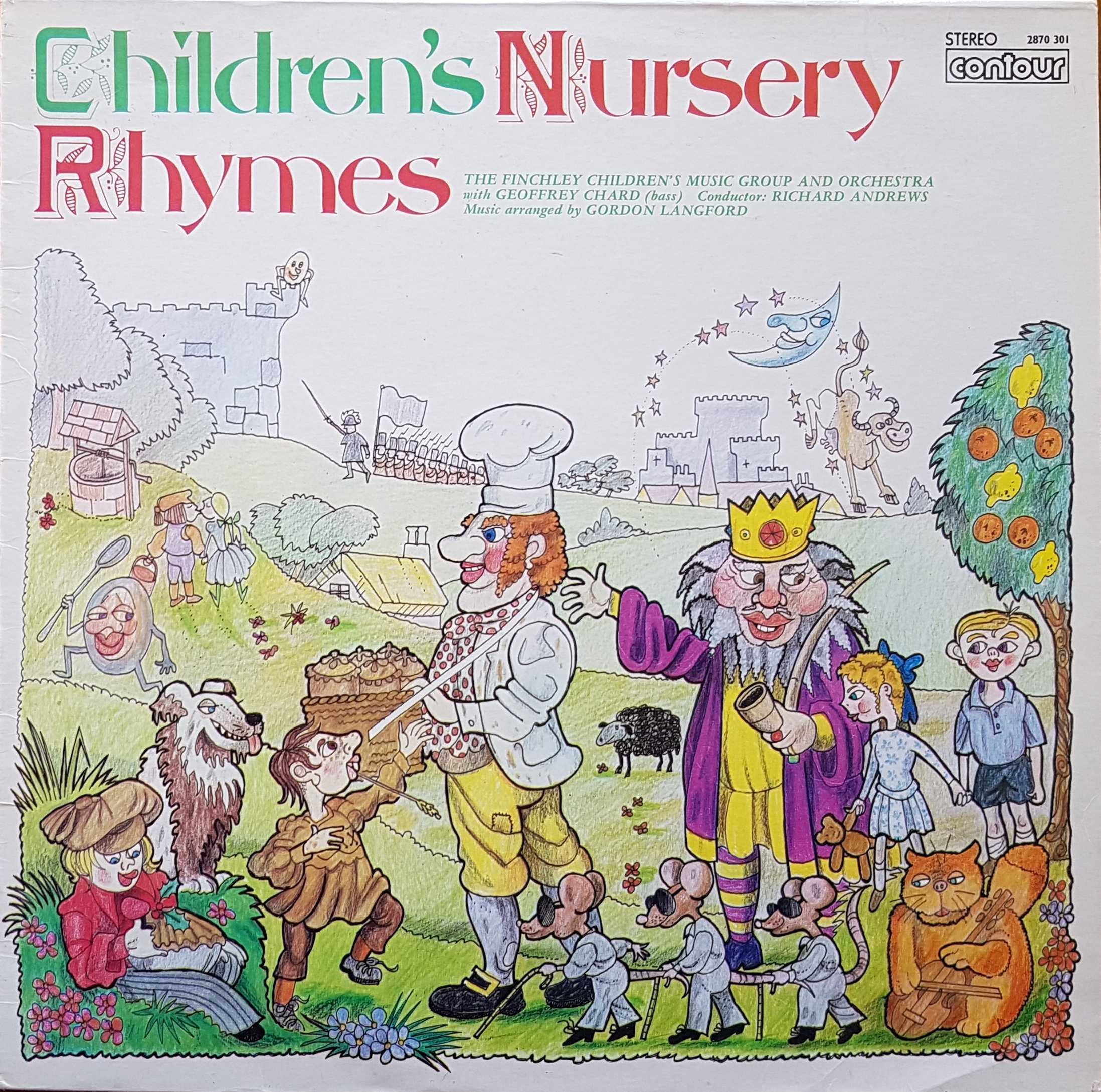 Picture of C 2870301 Children's nursery rhymes by artist Various from ITV, Channel 4 and Channel 5 albums library
