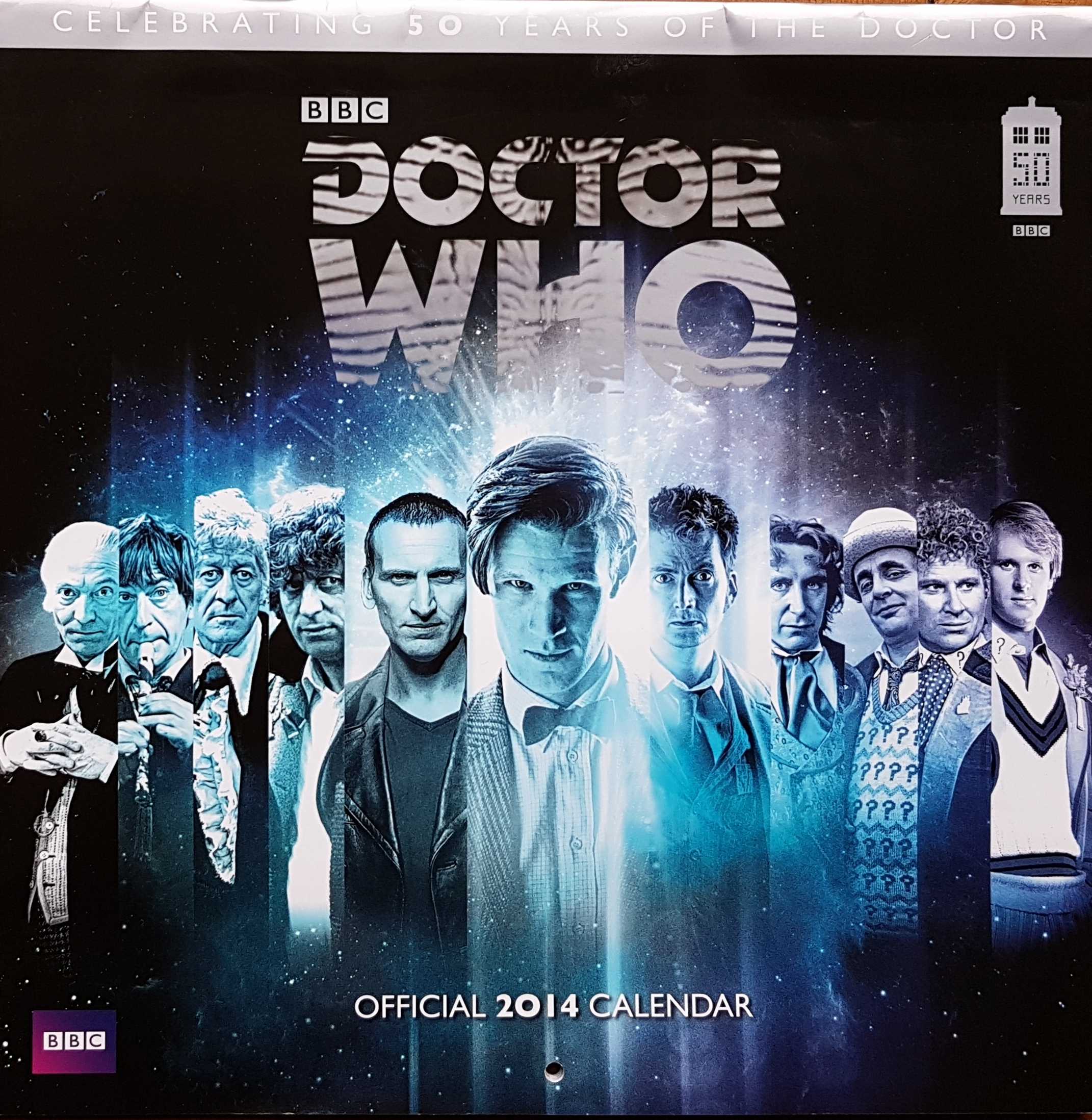 Picture of CAL-DW-2013 Doctor Who - 50th anniversary calendar by artist Unknown from the BBC records and Tapes library