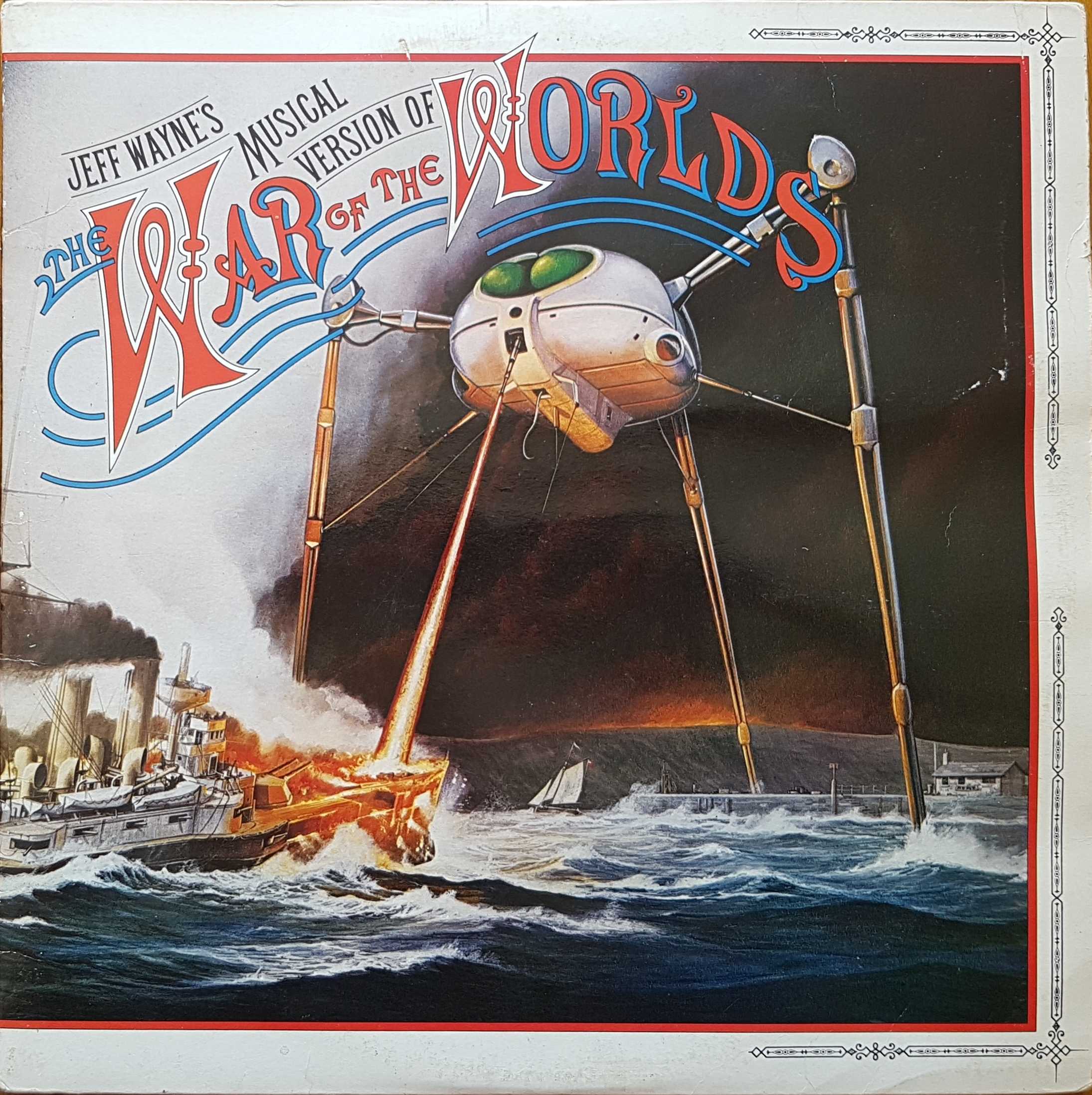 Picture of CBS 96000 War of the Worlds by artist Jeff Wayne from ITV, Channel 4 and Channel 5 albums library