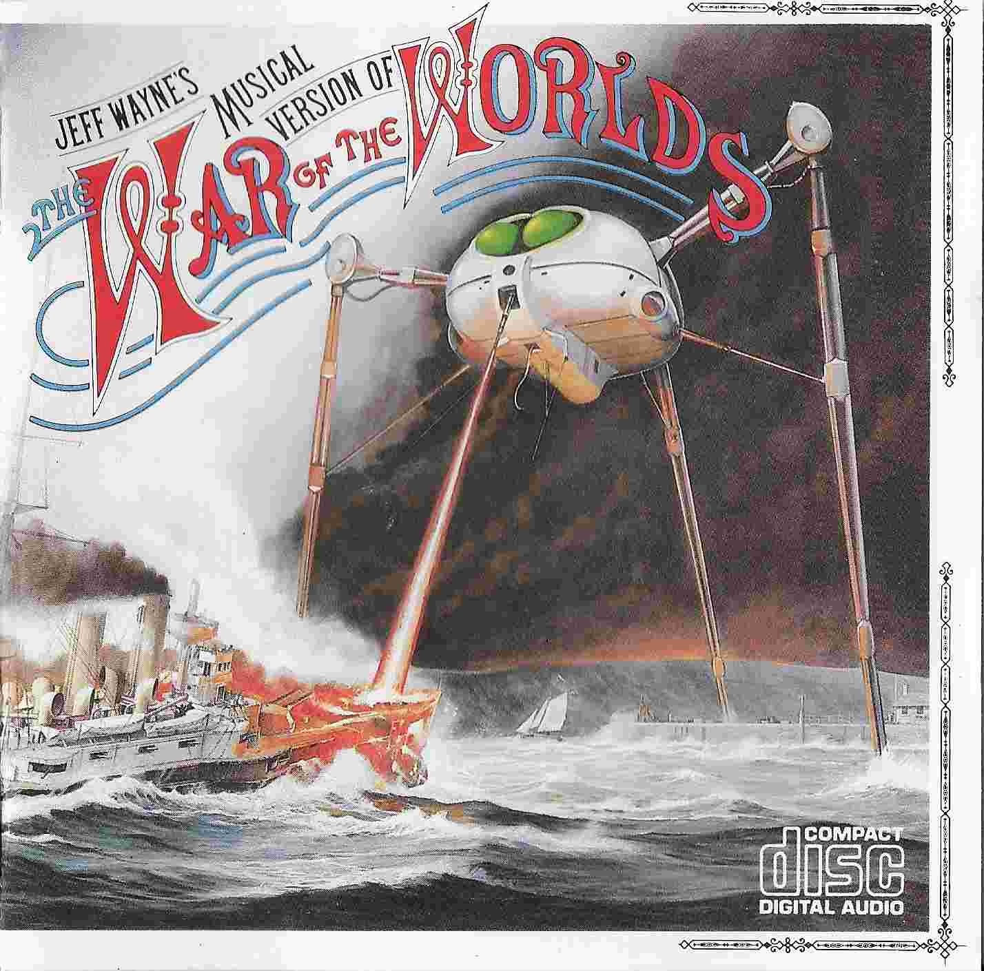 Picture of CDCBS 96000 War of the Worlds by artist Jeff Wayne from ITV, Channel 4 and Channel 5 cds library