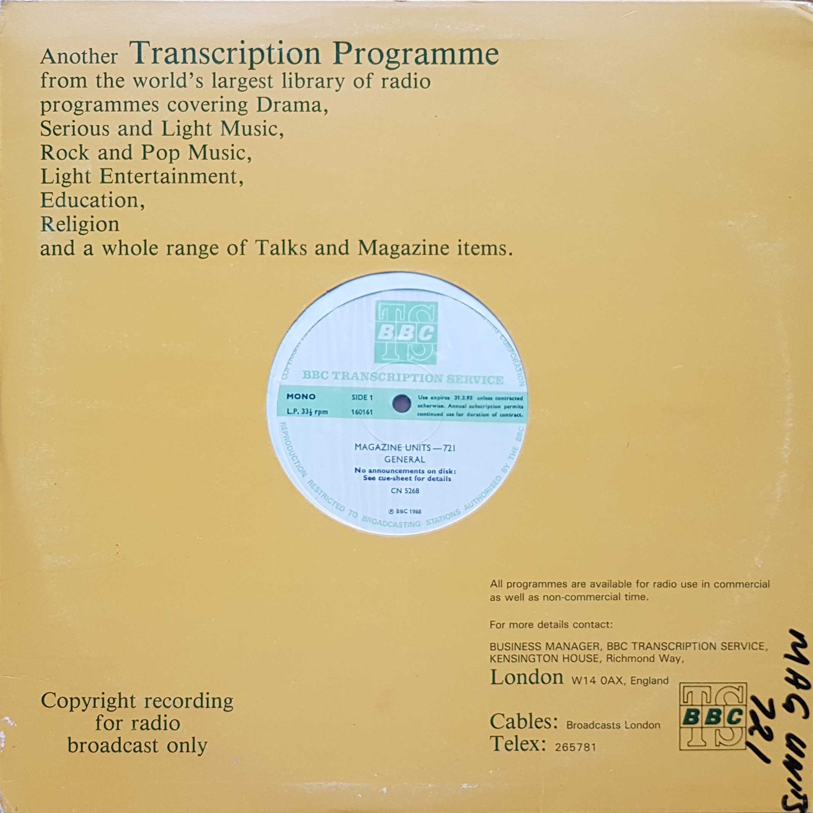 Front cover of CN 5268