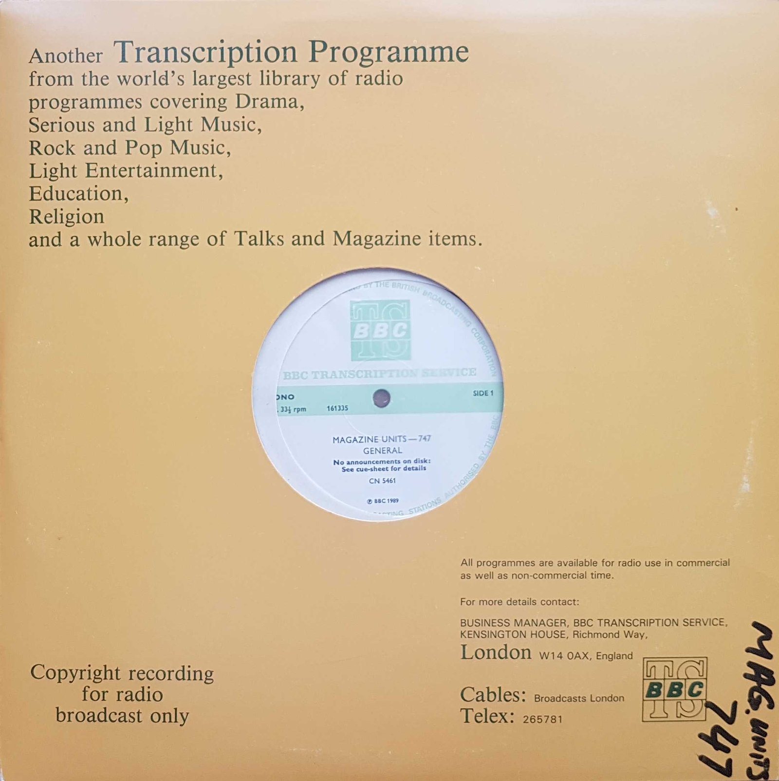 Front cover of CN 5461