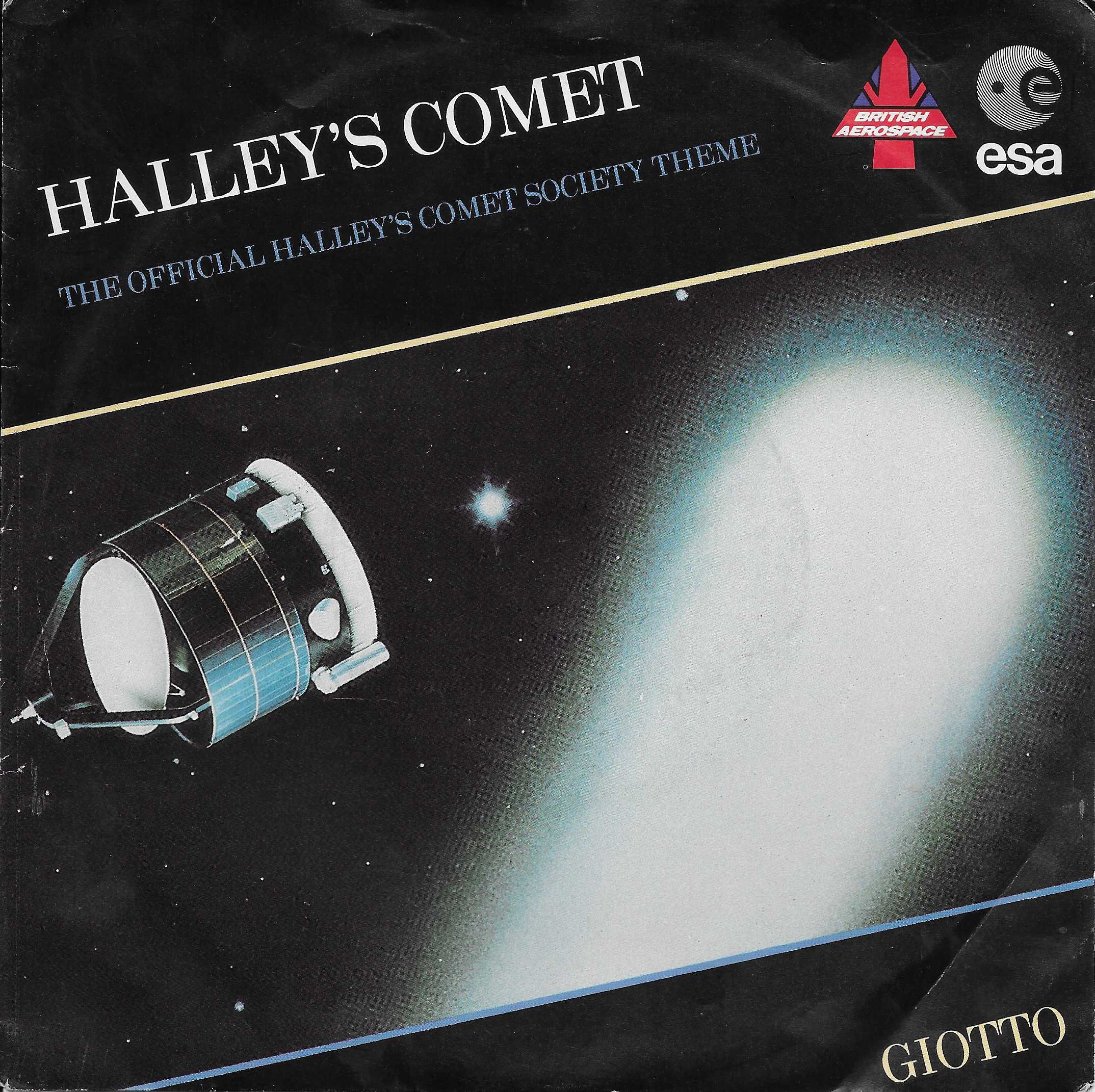 Picture of Halley's Comet by artist Paul Hart / Joe Campbell from the BBC singles - Records and Tapes library