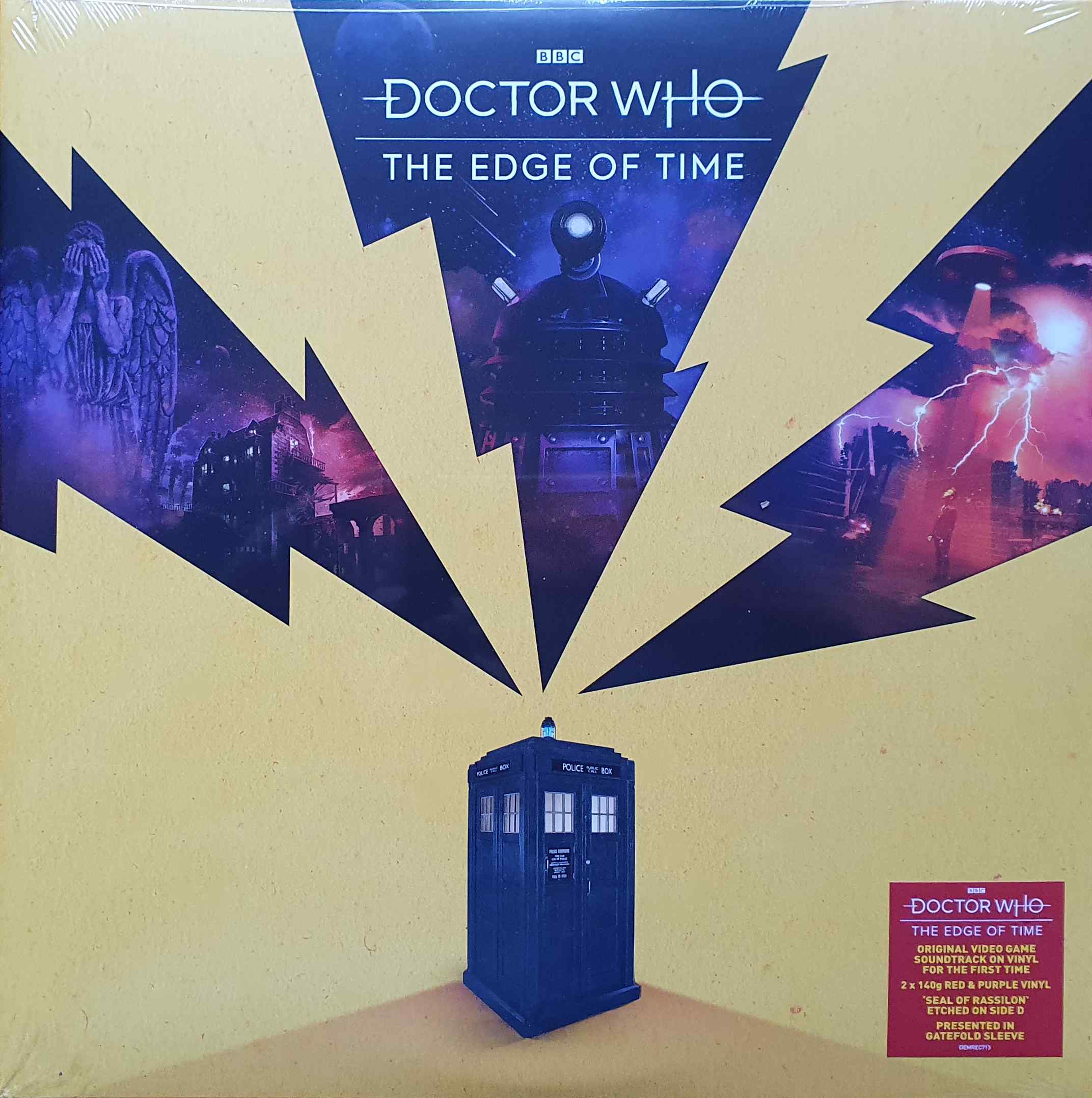 Picture of DEMREC 713 Doctor Who - The edge of time by artist Richard Wilkinson from the BBC records and Tapes library