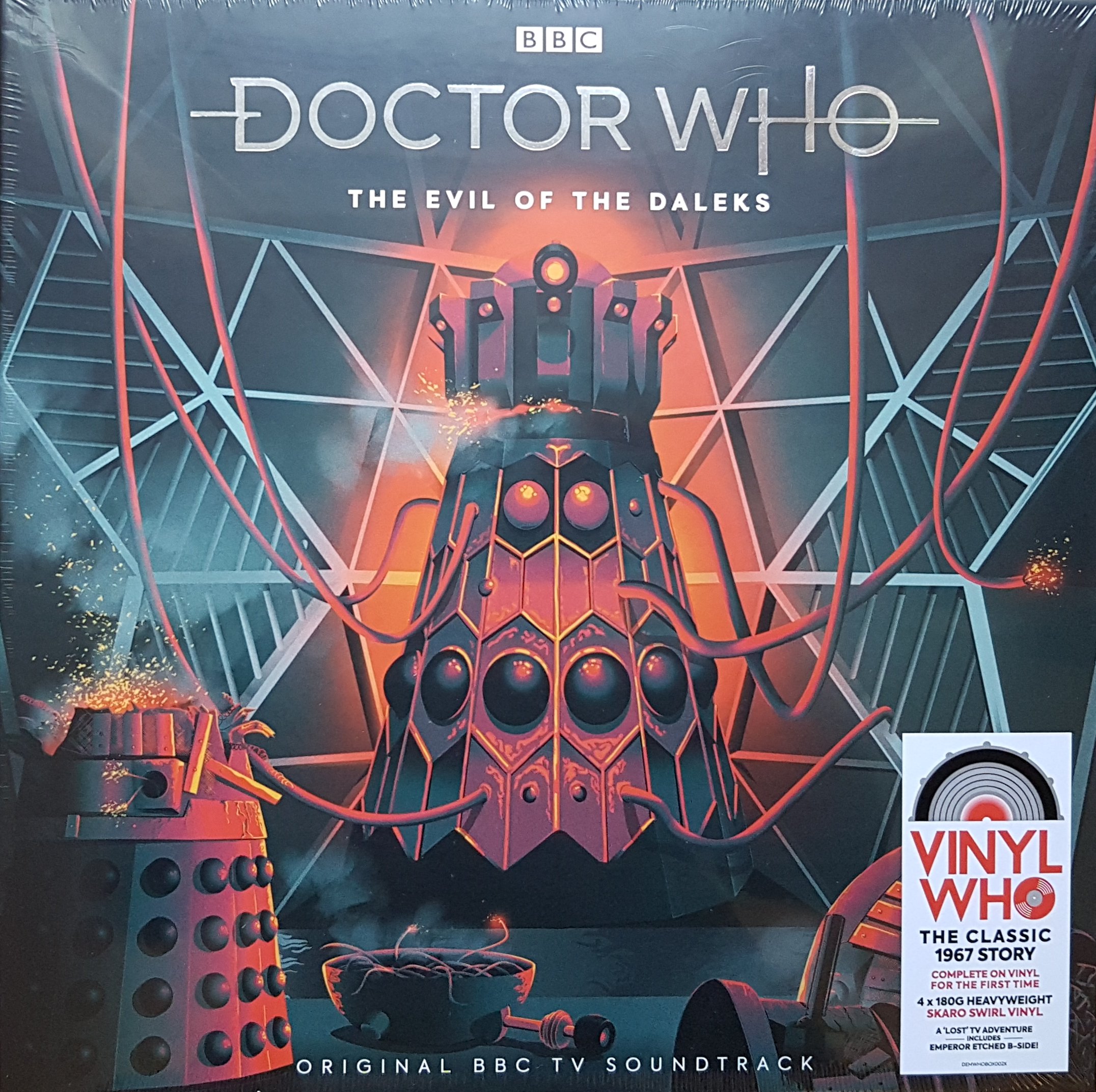 Picture of DEMWHOBOX002X Doctor Who - The evil of the Daleks by artist David Whitaker from the BBC records and Tapes library