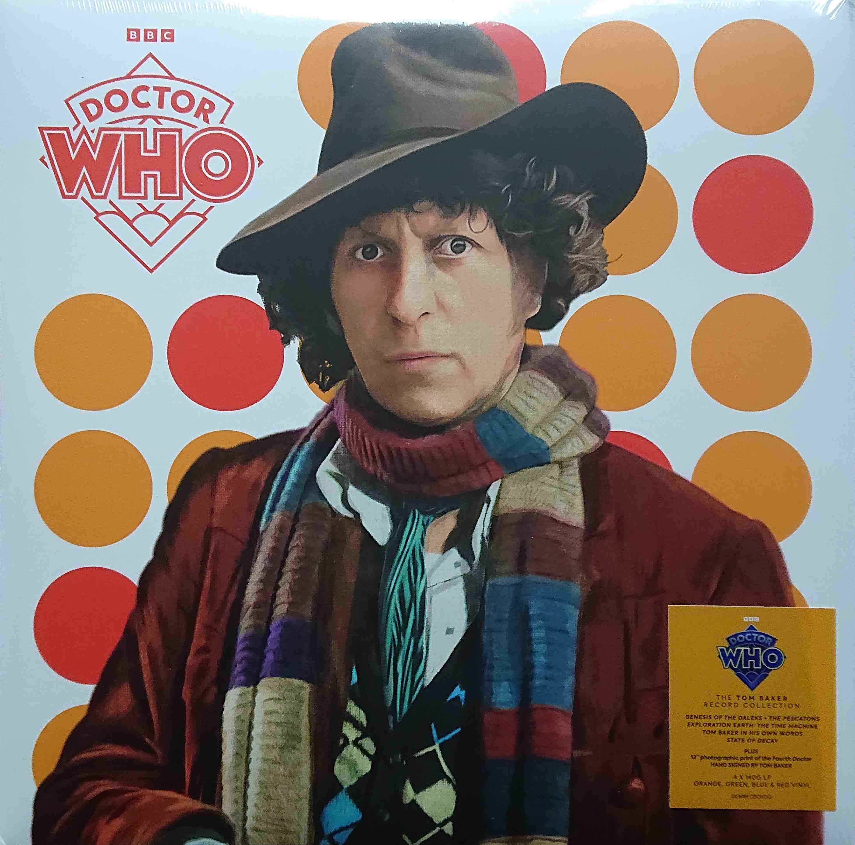 Picture of DEMWHOBOX012 The Tom Baker record collection by artist Tom Baker from the BBC records and Tapes library