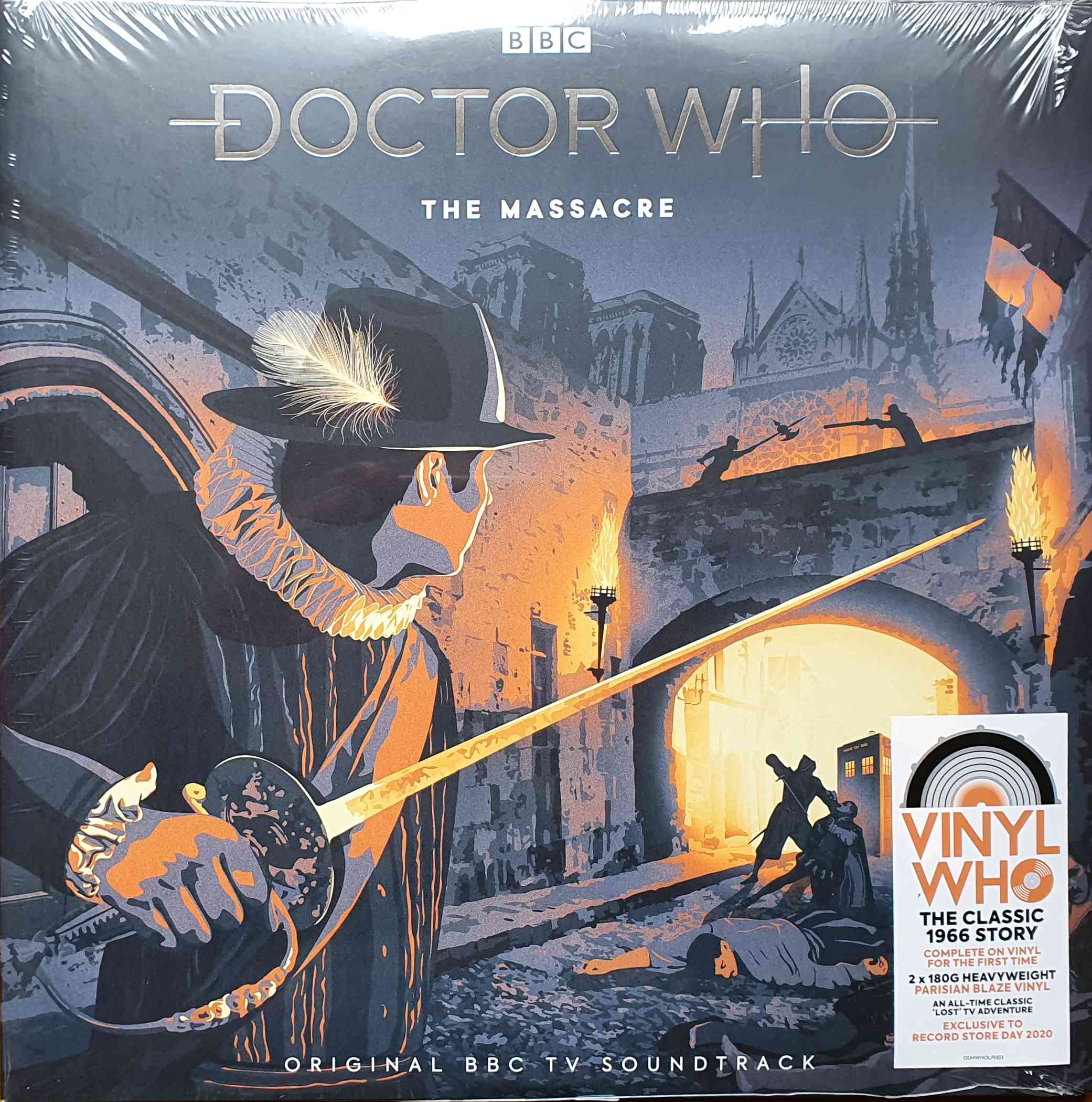 Picture of DEMWHOLP003 Doctor Who - The massacre - Record Store Day 2022 by artist John Lucarotti from the BBC records and Tapes library