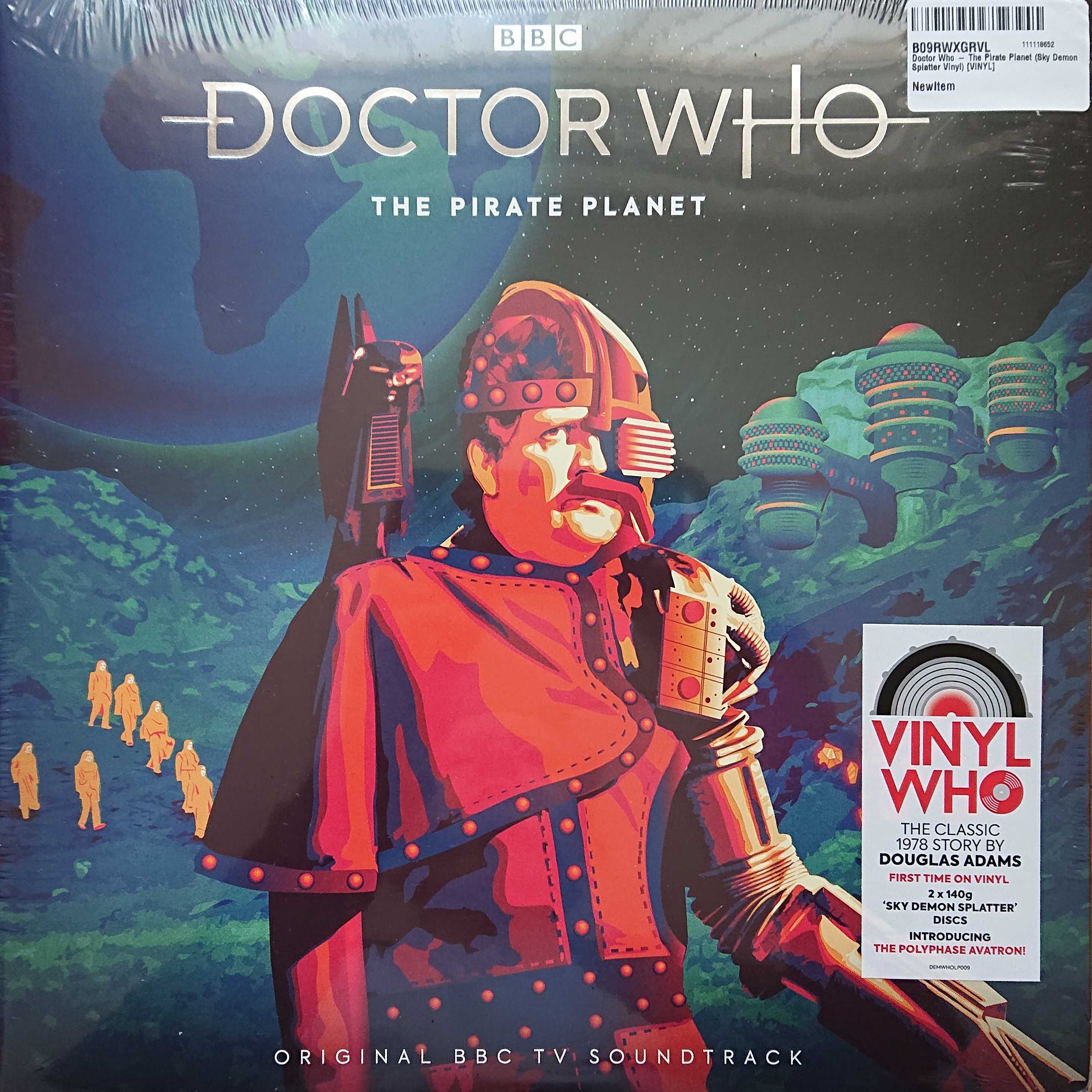 Picture of DEMWHOLP009 Doctor Who - The pirate planet by artist Douglas Adams from the BBC records and Tapes library
