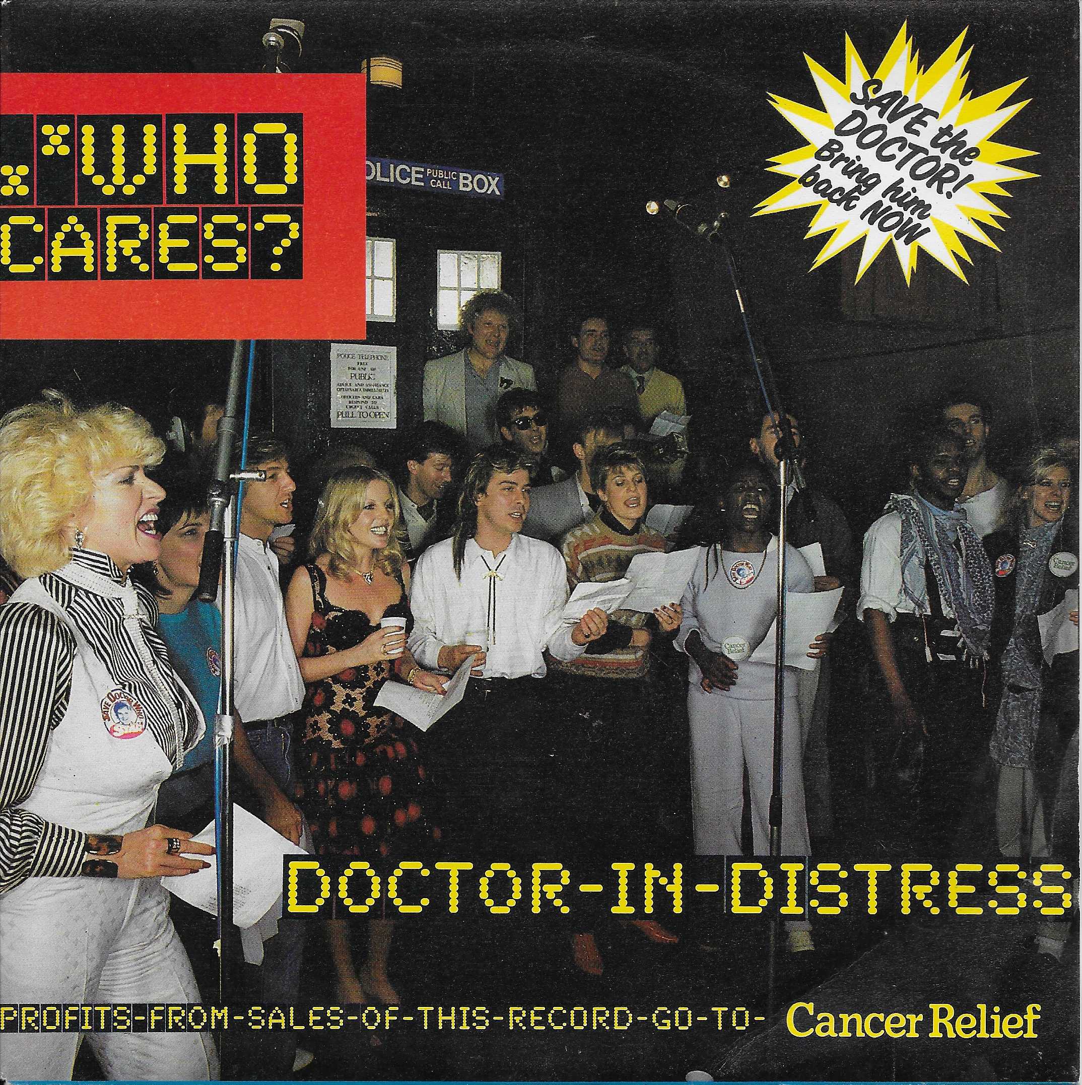 Picture of Doctor in distress by artist Ian Levine / Flachra Trench from the BBC singles - Records and Tapes library