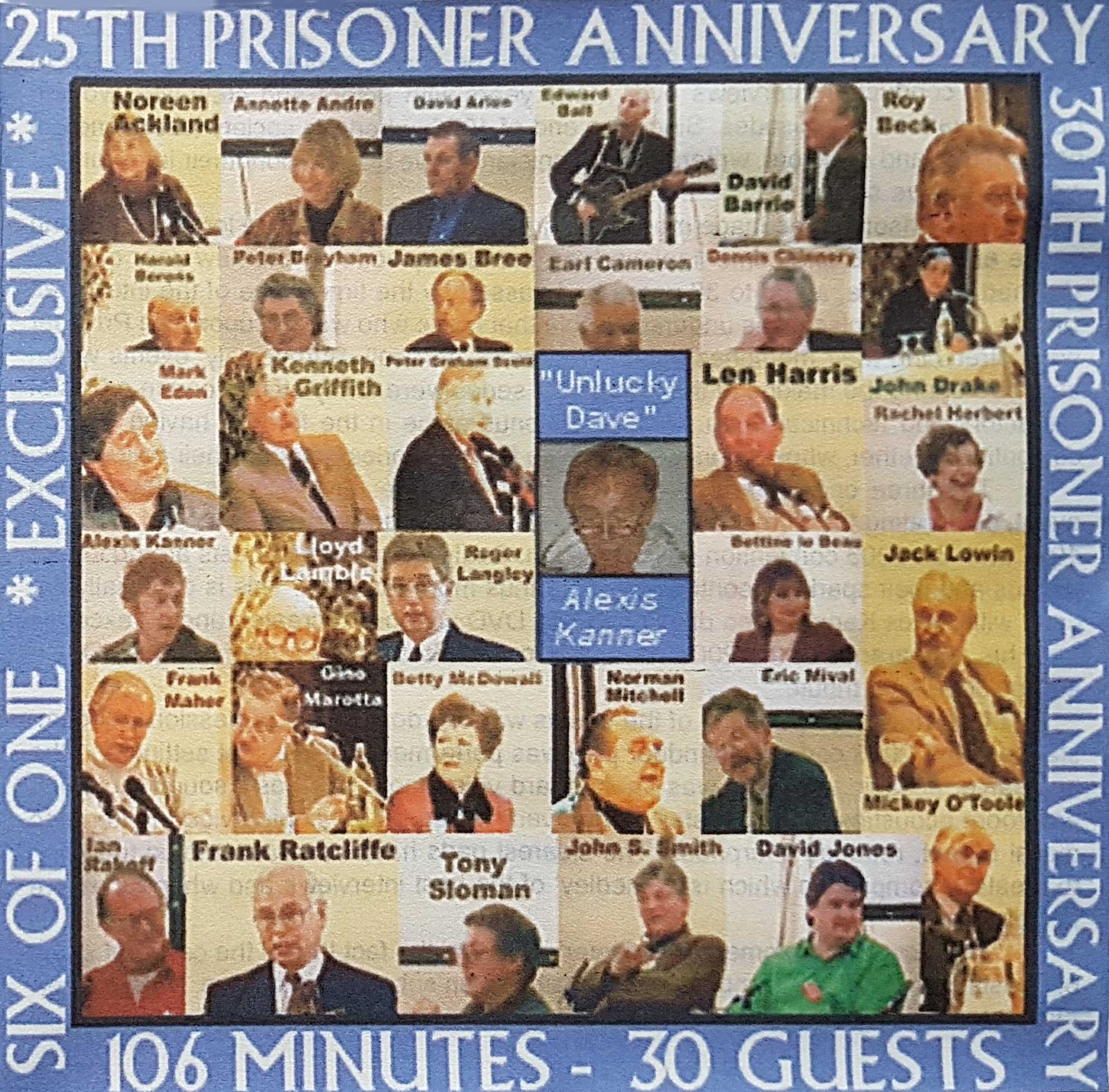 Picture of 25th & 30th Prisoner anniversary by artist Unknown from ITV, Channel 4 and Channel 5 dvds library