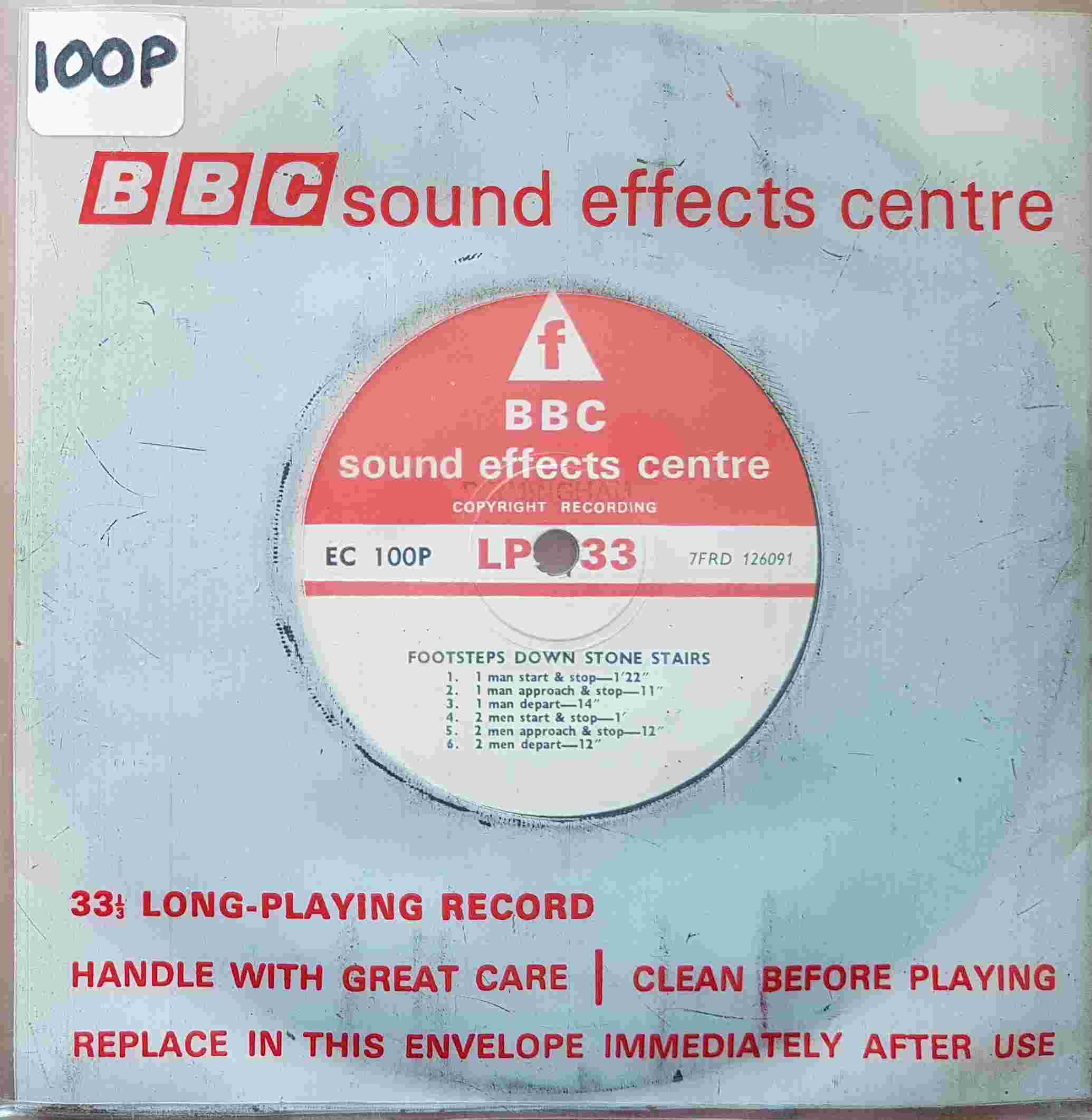 Picture of EC 100P Footsteps by artist Not registered from the BBC singles - Records and Tapes library