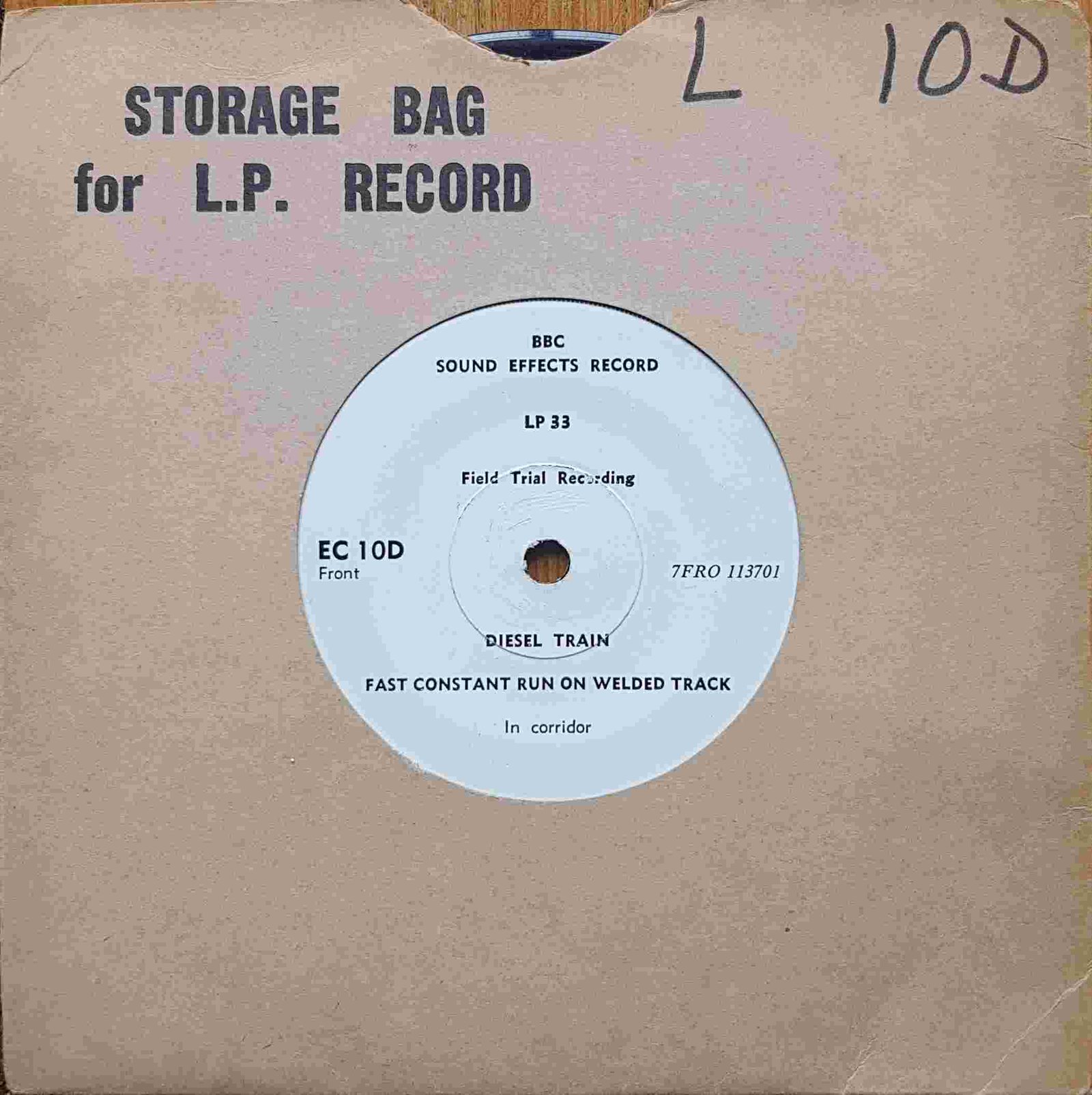 EC 10D Diesel train Not registered from the BBC singles - Records and Tapes library Picture of EC 10D Diesel train by artist Not registered from the BBC singles - Records and Tapes library