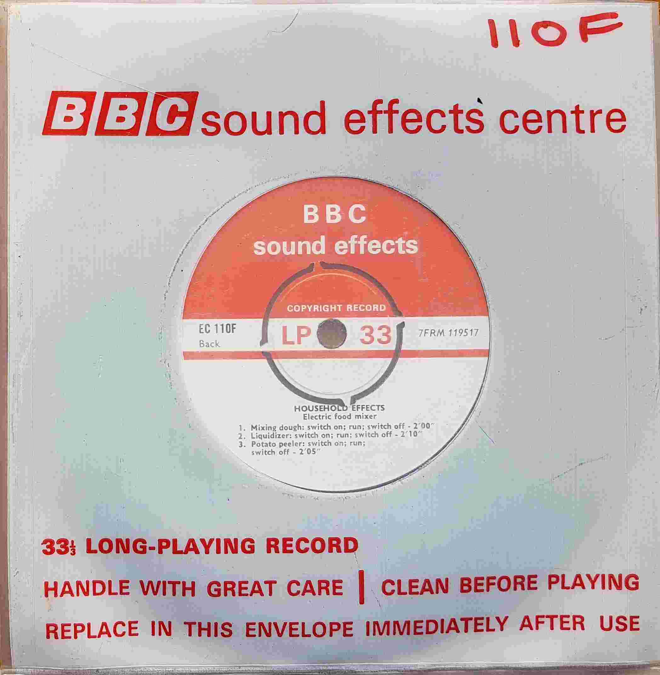 Picture of EC 110F Household effects: Electric food mixer by artist Not registered from the BBC records and Tapes library