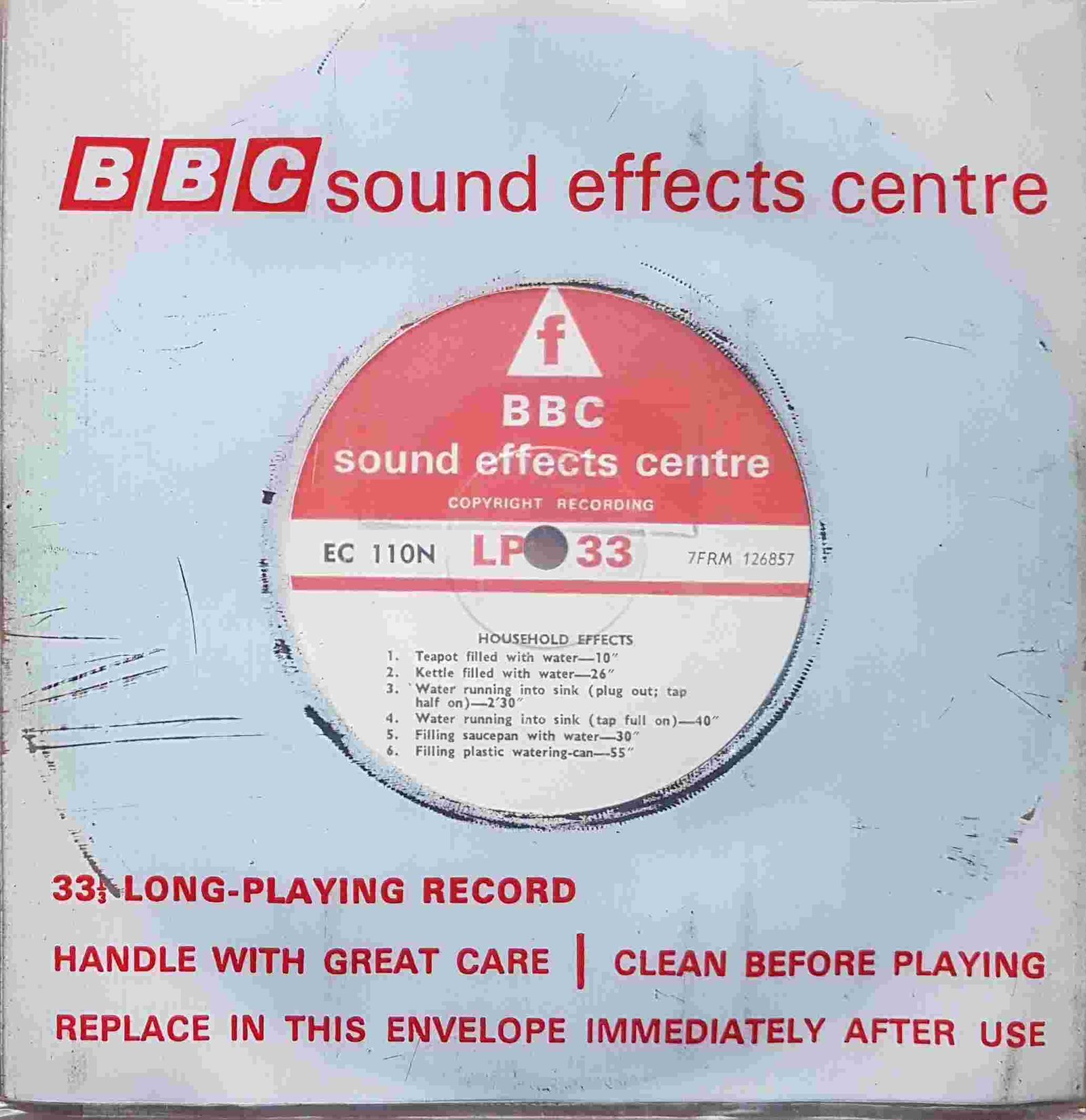 EC 110N Household effects Not registered from the BBC singles - Records and Tapes library Picture of EC 110N Household effects by artist Not registered from the BBC singles - Records and Tapes library