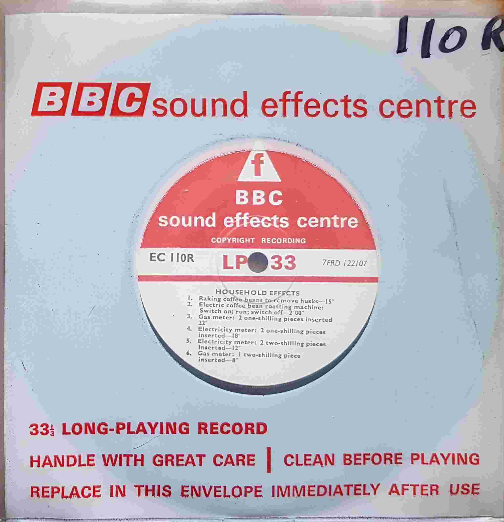 Picture of EC 110R Household effects by artist Not registered from the BBC singles - Records and Tapes library
