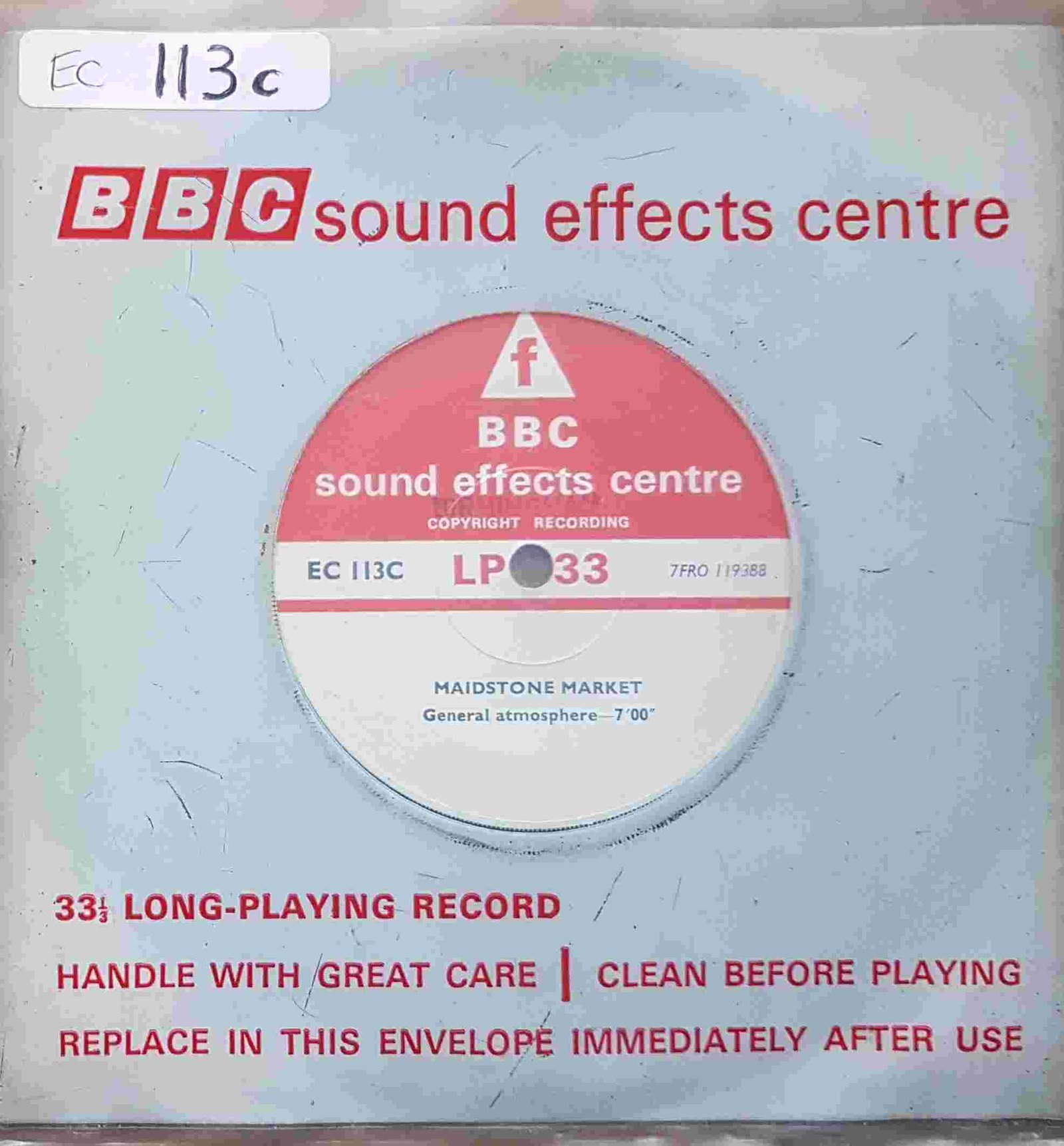 EC 113C Maidstone Market / Pontypridd Market Not registered from the BBC singles - Records and Tapes library Picture of EC 113C Maidstone Market / Pontypridd Market by artist Not registered from the BBC singles - Records and Tapes library