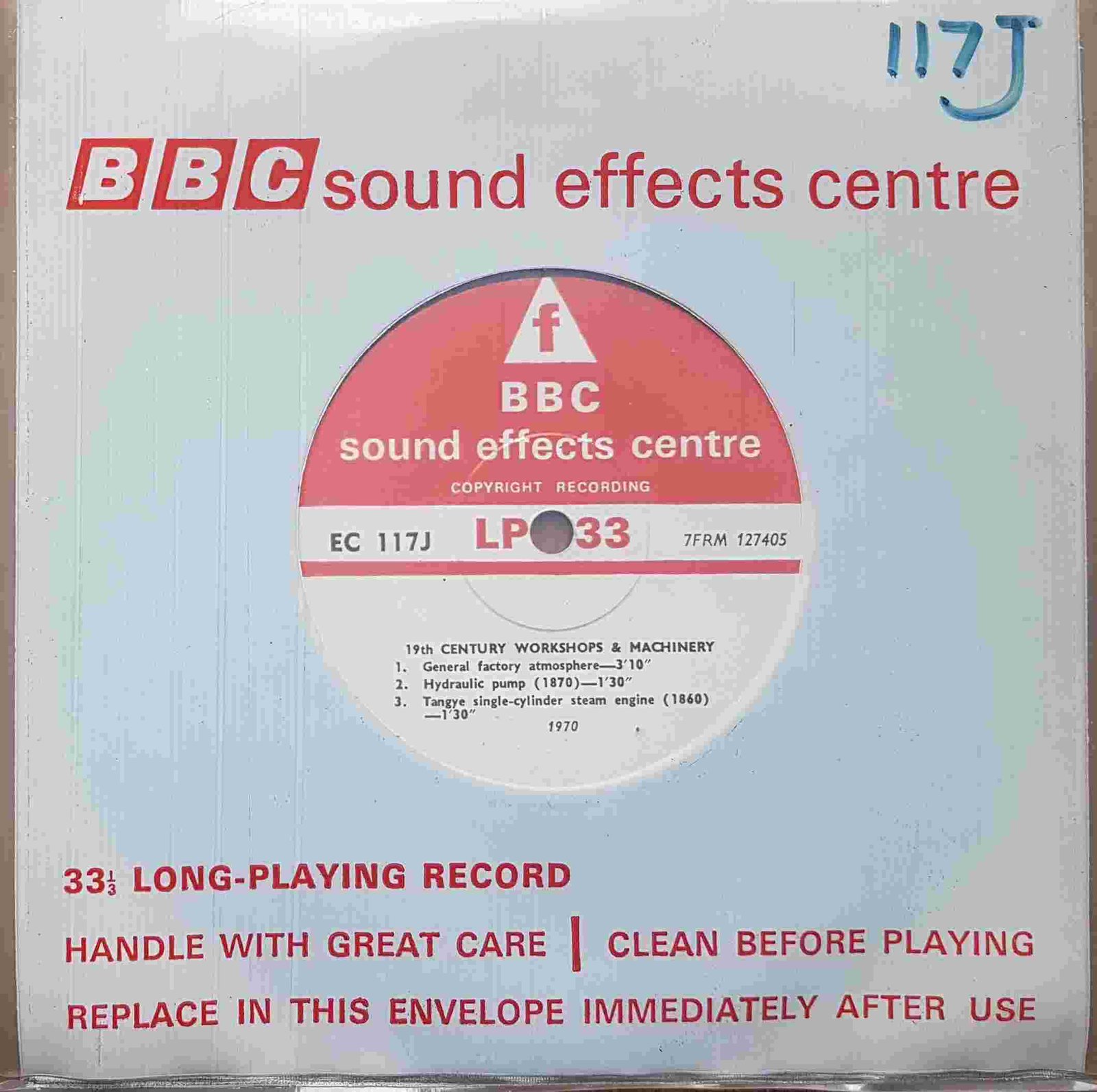 EC 117J 19th century workshop & machinery / 19th century machinery Not registered from the BBC singles - Records and Tapes library Picture of EC 117J 19th century workshop & machinery / 19th century machinery by artist Not registered from the BBC singles - Records and Tapes library