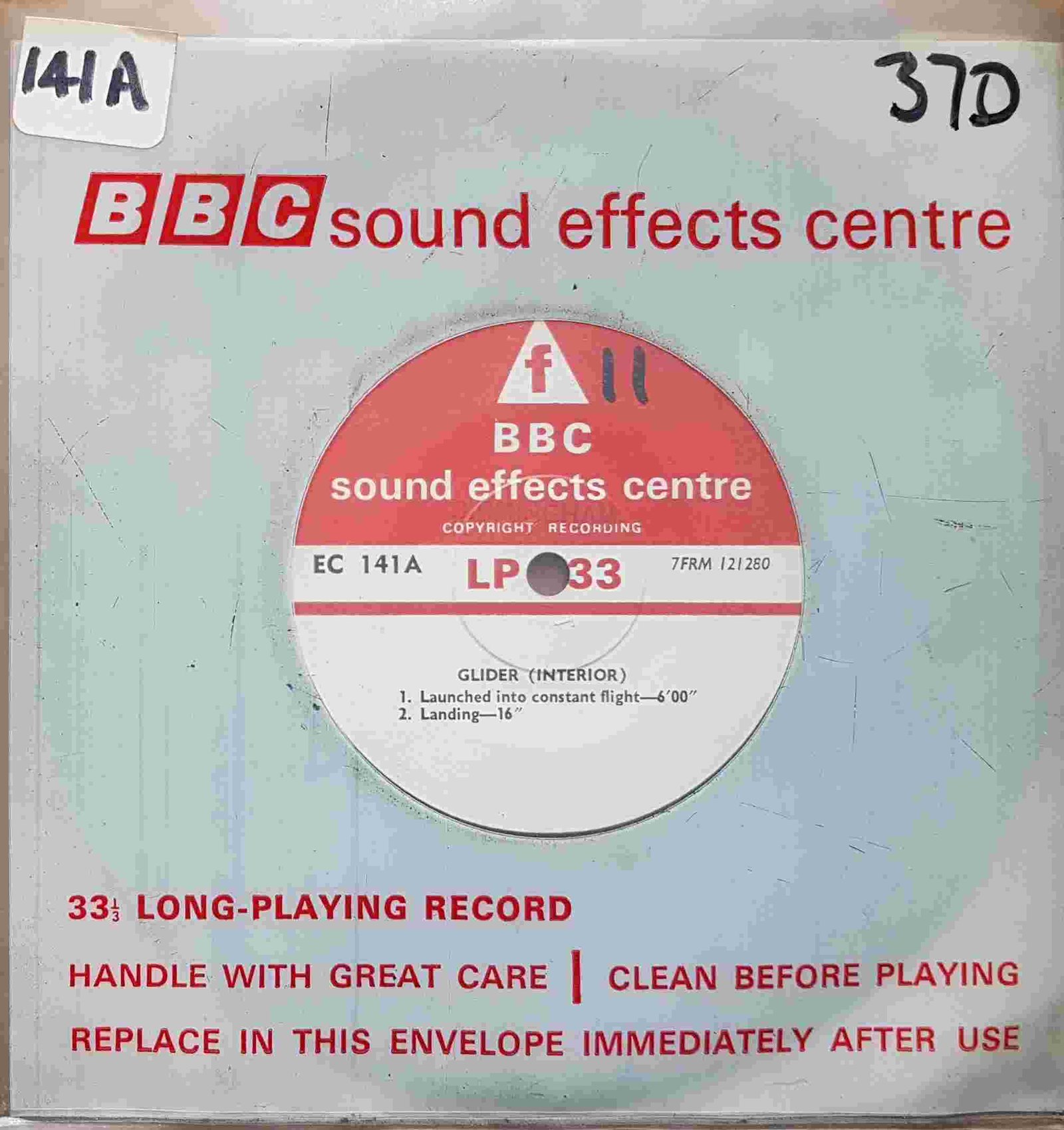 EC 141A Glider (Interior) / Aircraft Not registered from the BBC singles - Records and Tapes library Picture of EC 141A Glider (Interior) / Aircraft by artist Not registered from the BBC singles - Records and Tapes library