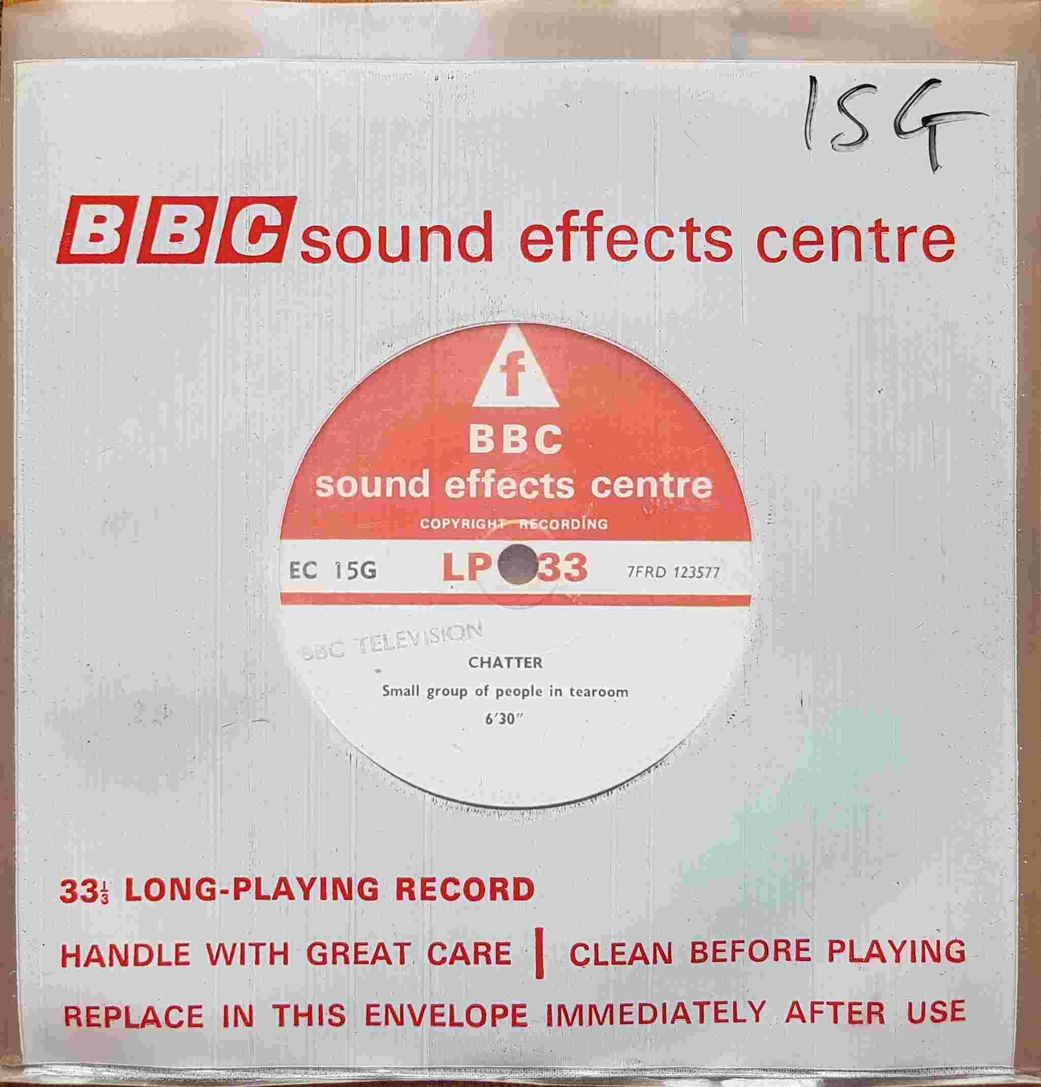 Picture of EC 15G Chatter by artist Not registered from the BBC singles - Records and Tapes library