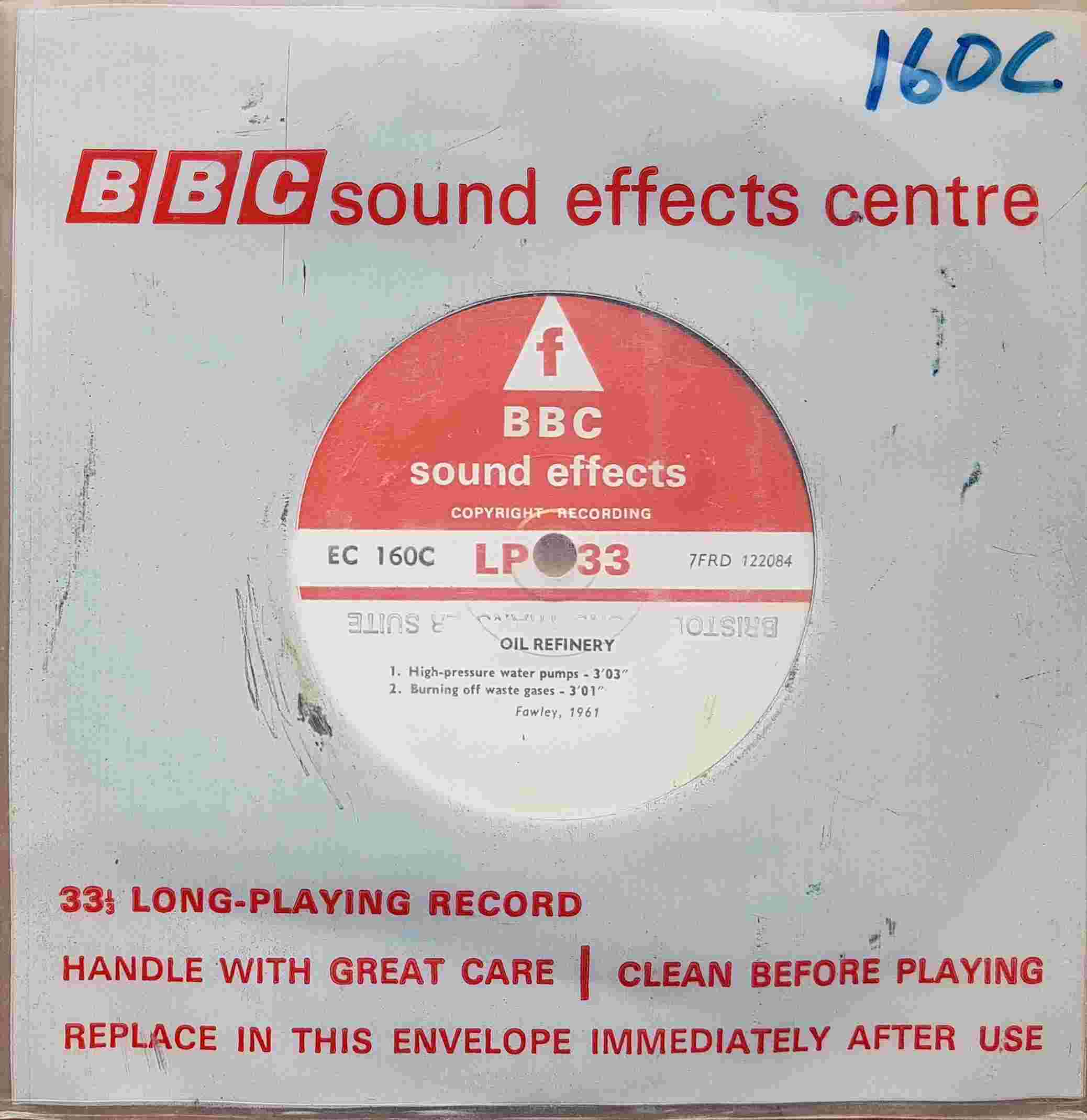 Picture of EC 160C Oil refinery by artist Not registered from the BBC singles - Records and Tapes library