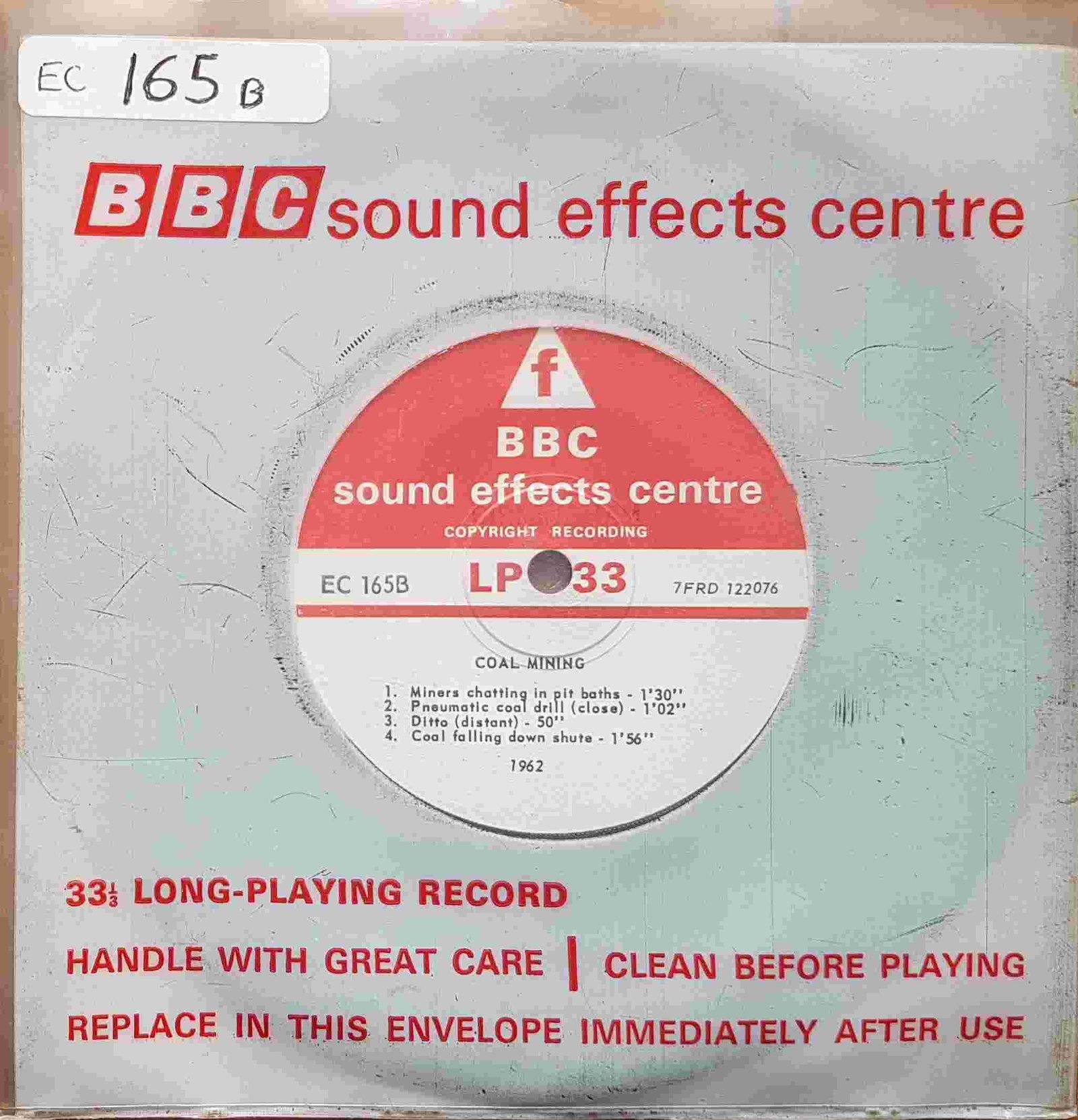 EC 165B Coal mining Not registered from the BBC singles - Records and Tapes library Picture of EC 165B Coal mining by artist Not registered from the BBC singles - Records and Tapes library