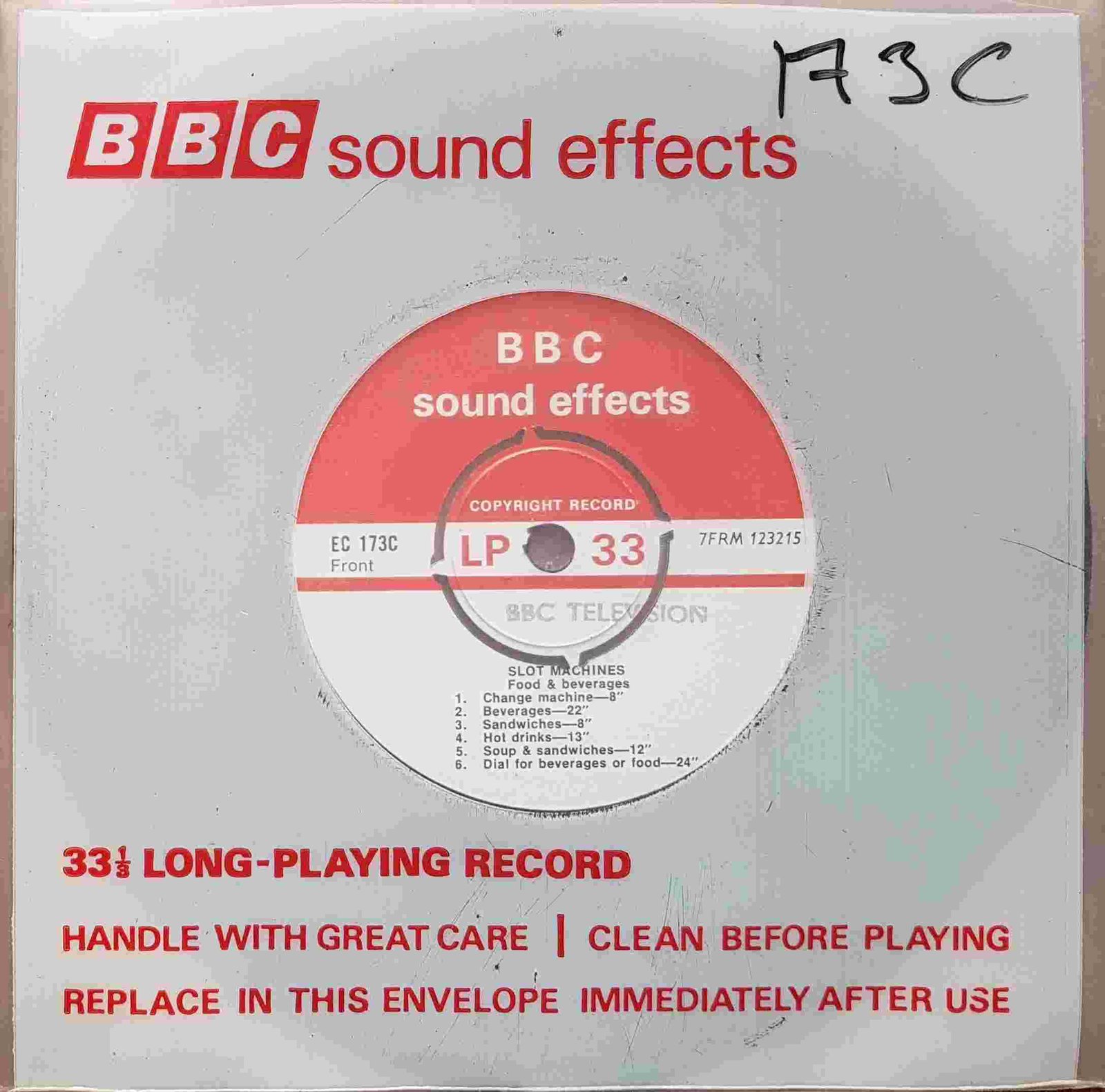 EC 173C Slot machines Not registered from the BBC singles - Records and Tapes library Picture of EC 173C Slot machines by artist Not registered from the BBC singles - Records and Tapes library